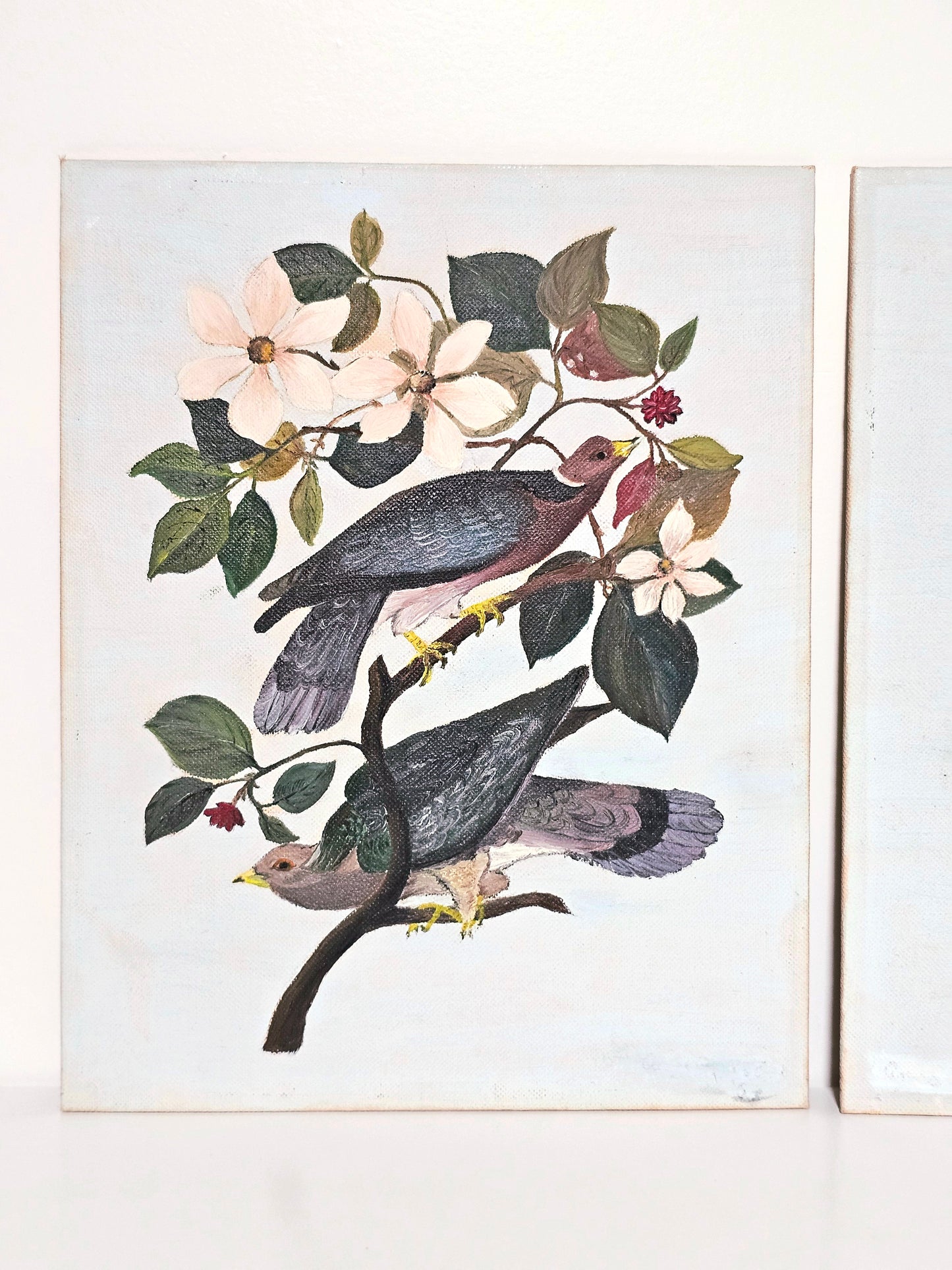 Audubon Rendition Paintings Pair