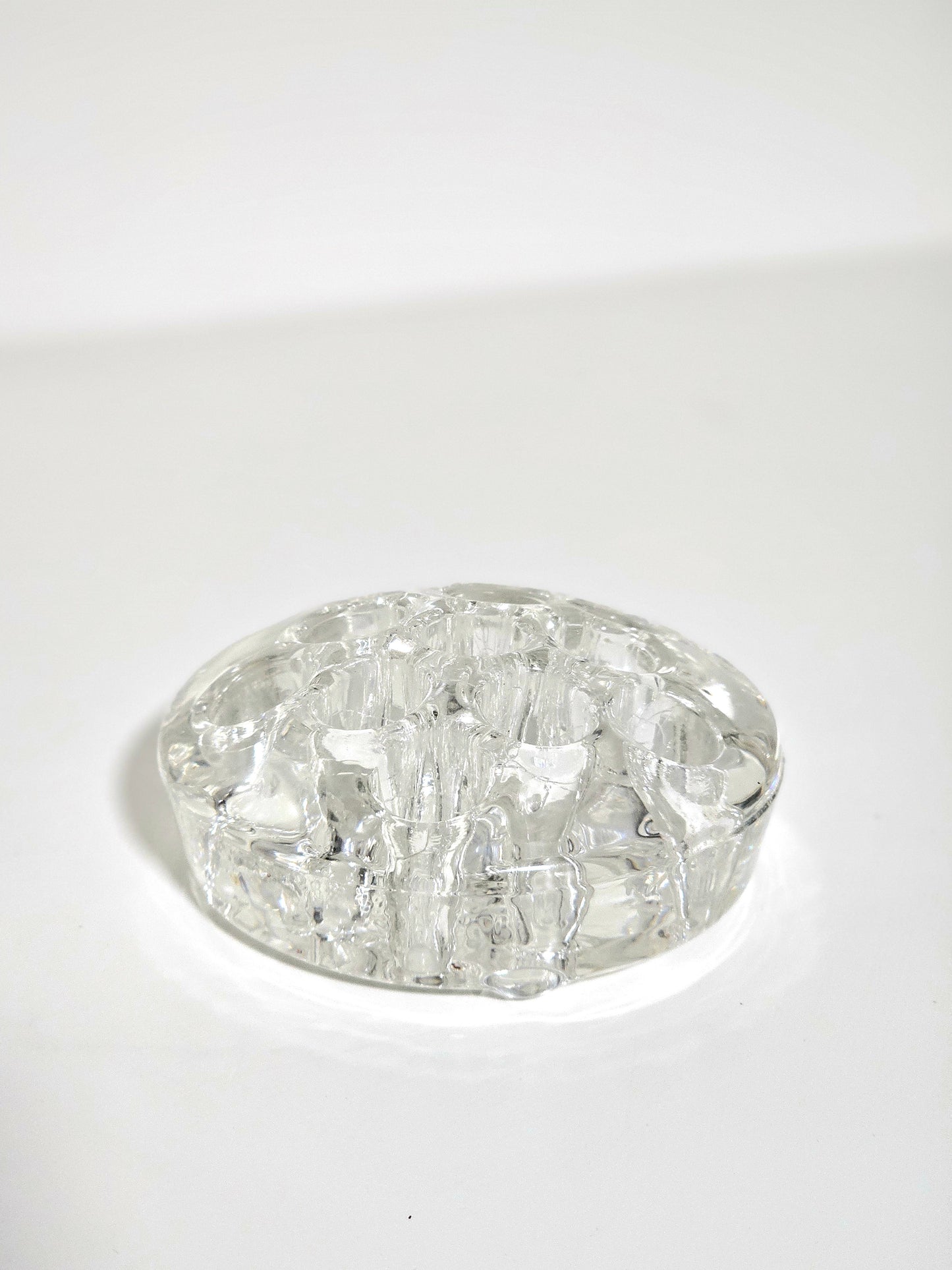 11-Hole Glass Flower Frog