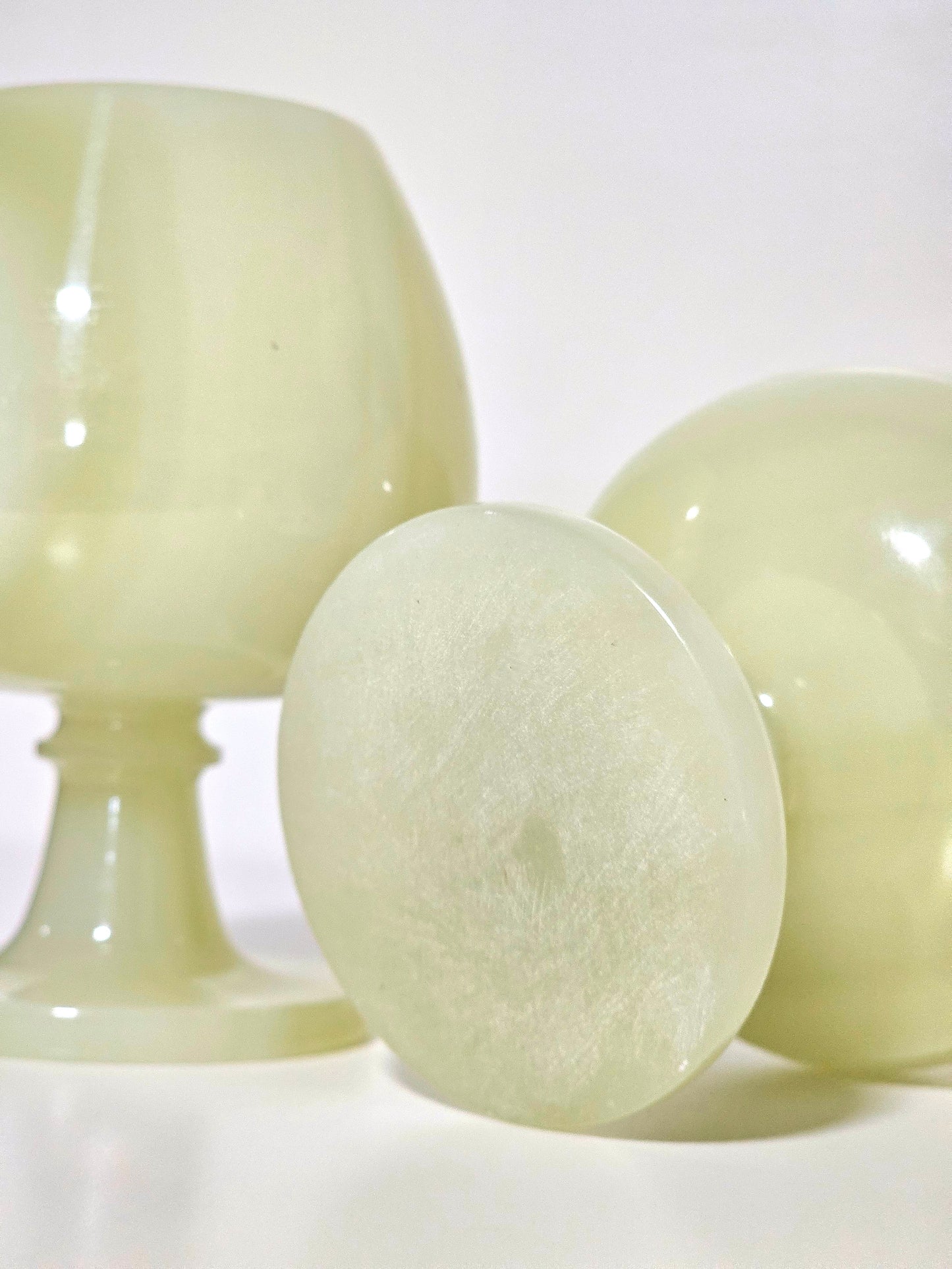 1960's Alabaster Goblets