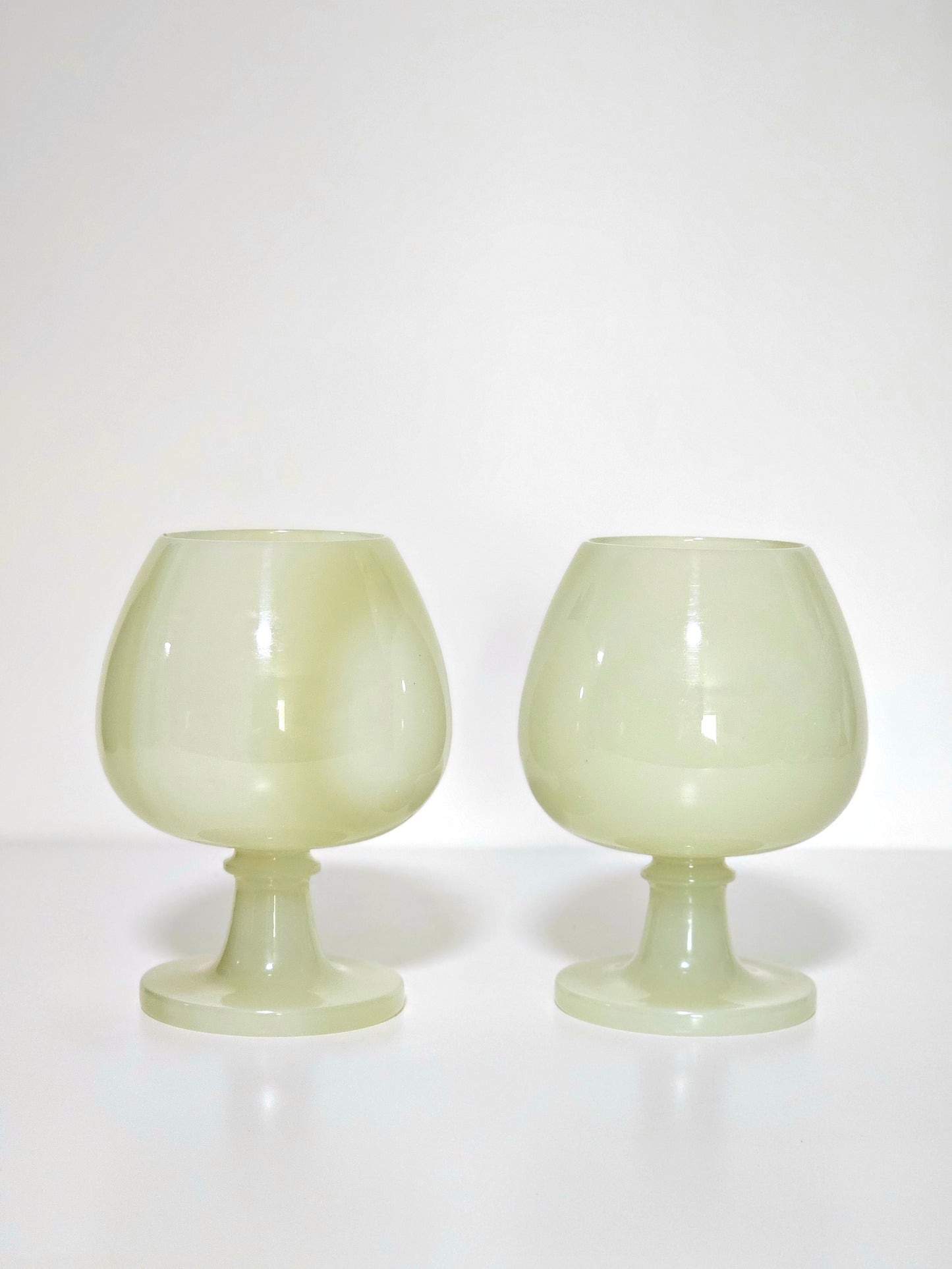 1960's Alabaster Goblets