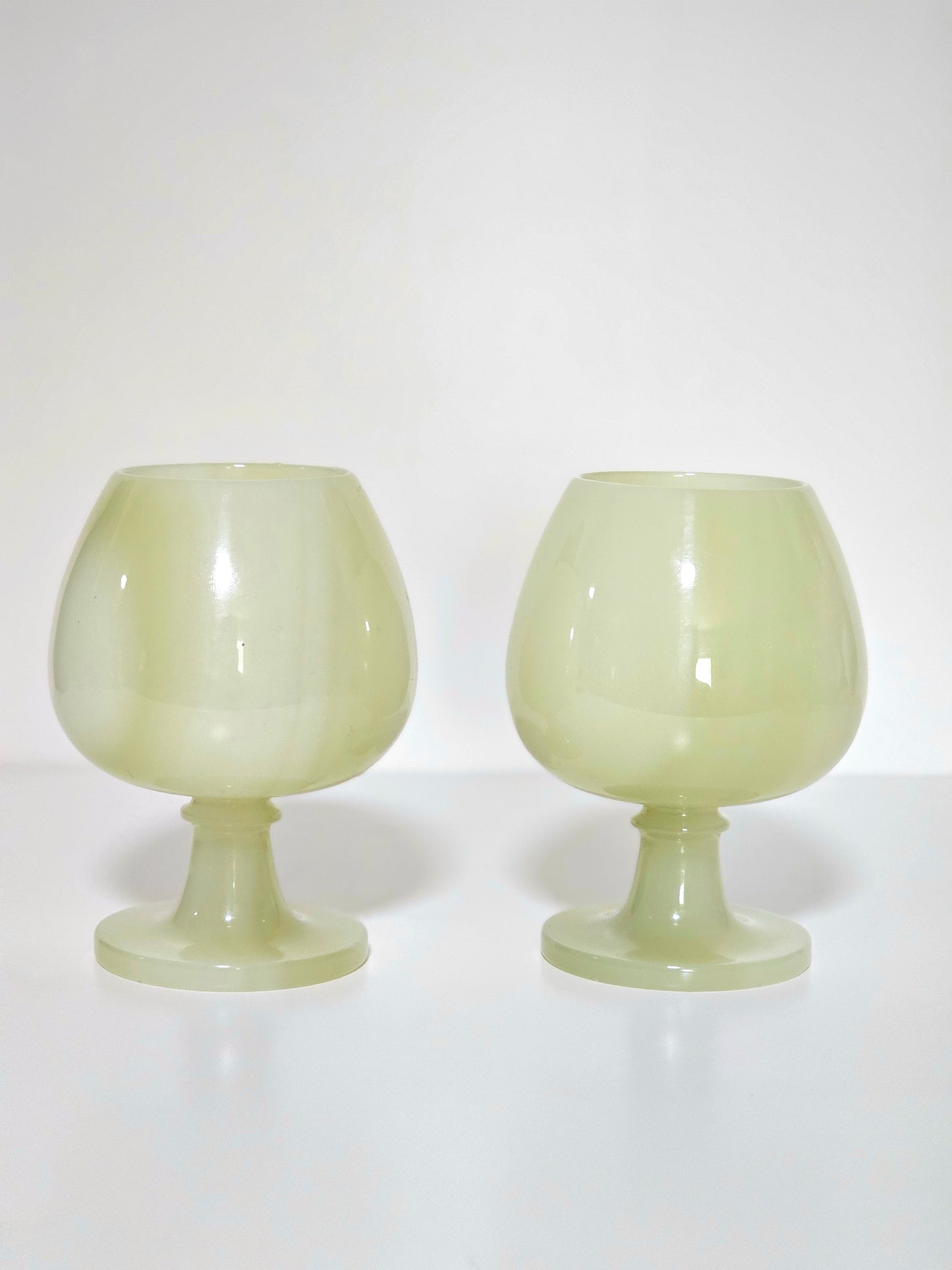 1960's Alabaster Goblets
