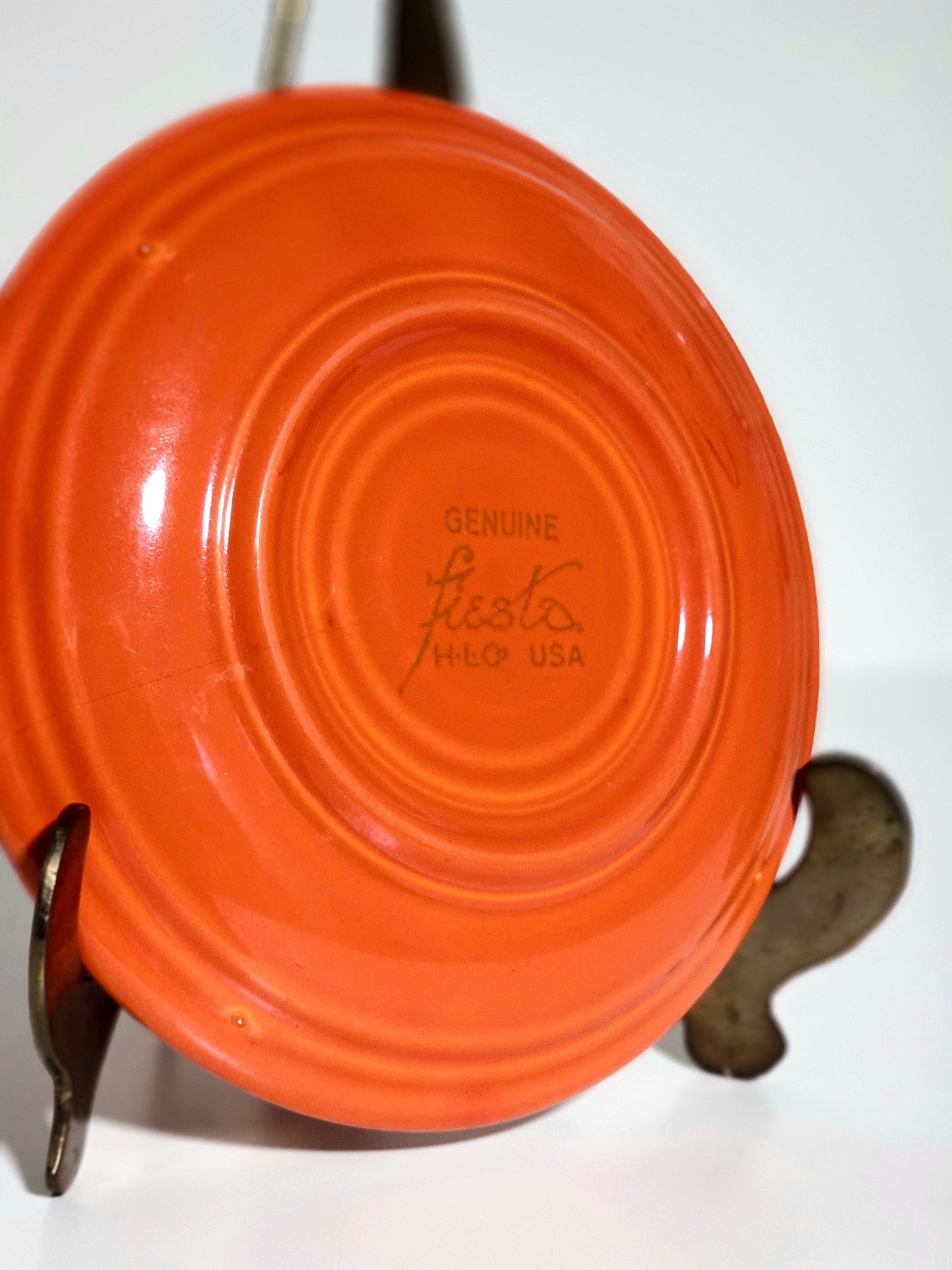 ☢️ Geniune "Radioactive Red" Fiestaware Saucer