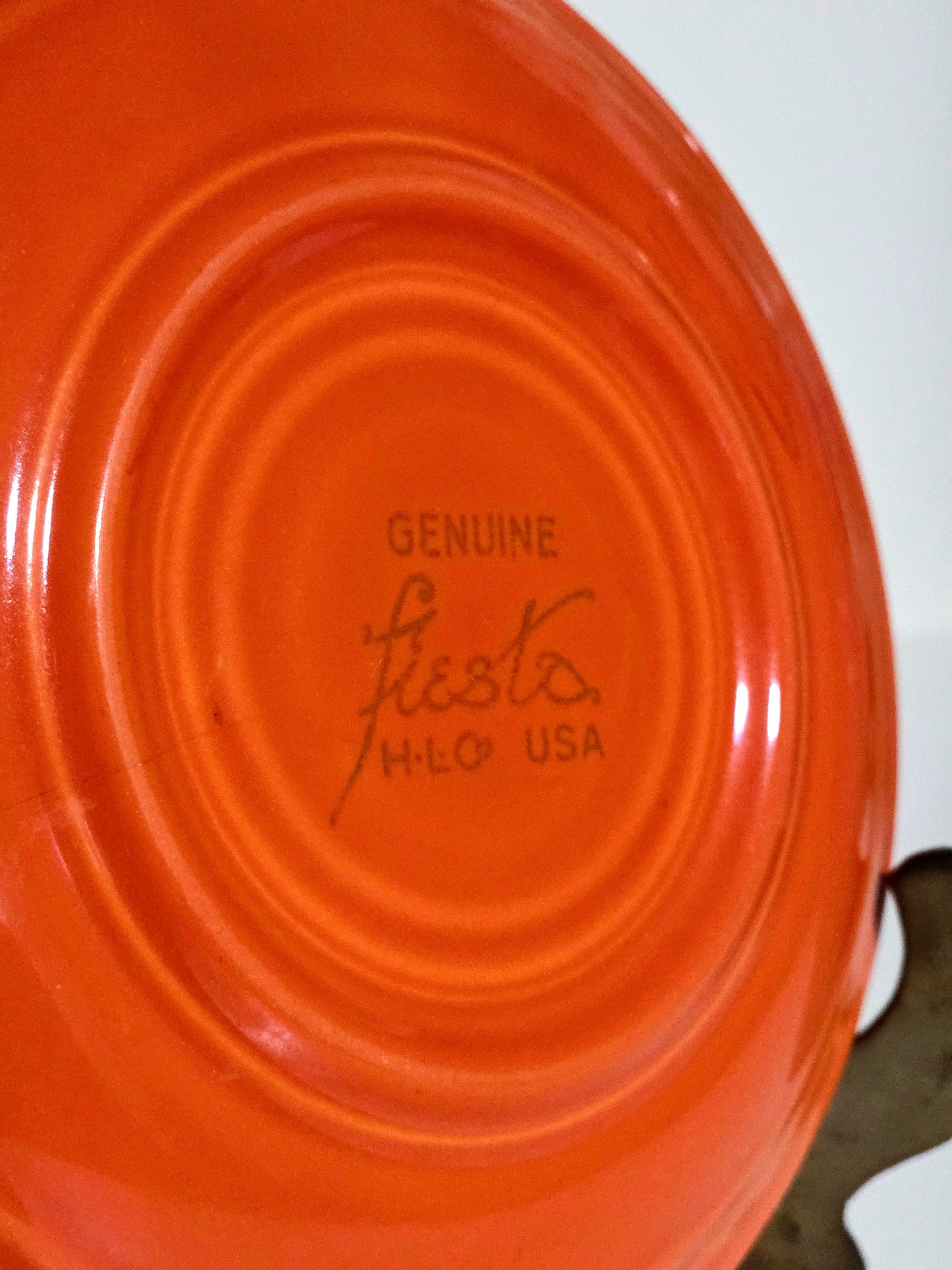 ☢️ Geniune "Radioactive Red" Fiestaware Saucer