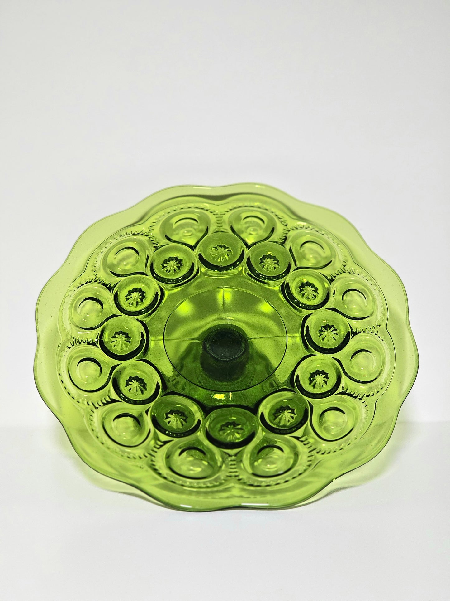 Chartreuse Moon & Stars Cake Stand