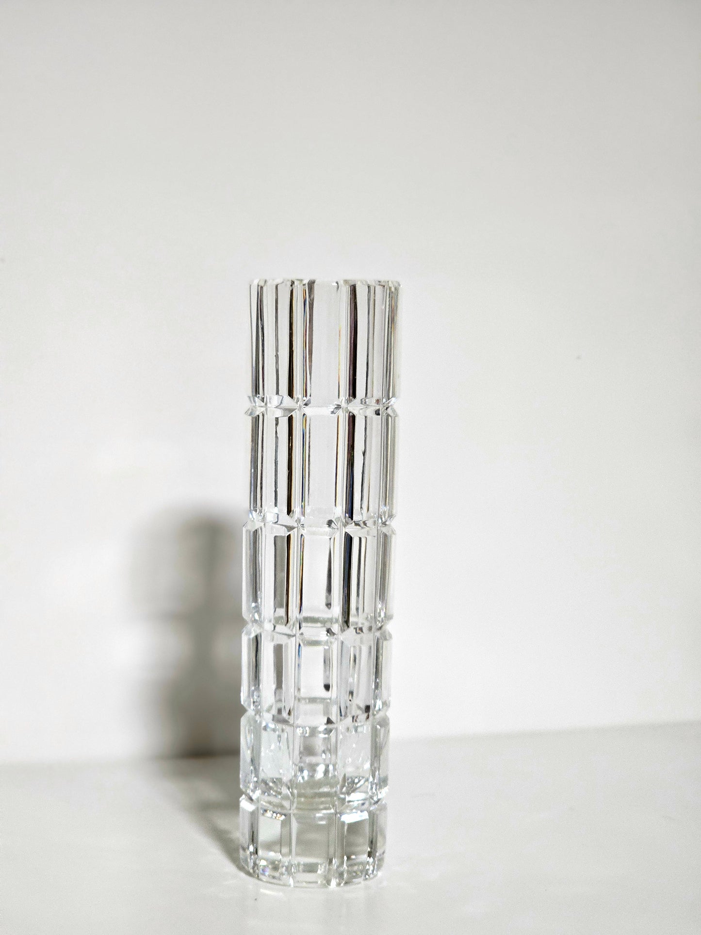 1930's Signed Dresden Crystal Bud Vase