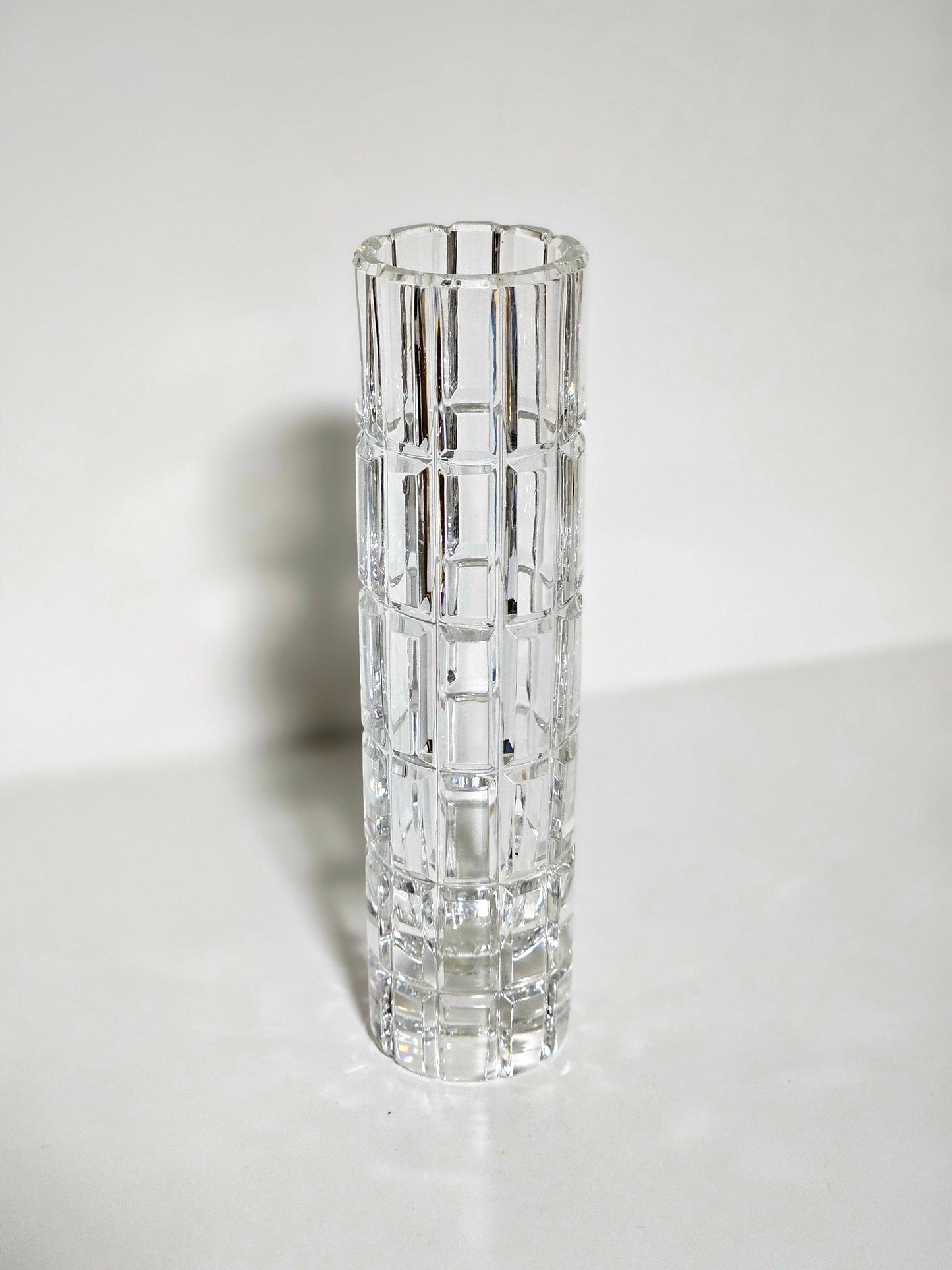 1930's Signed Dresden Crystal Bud Vase