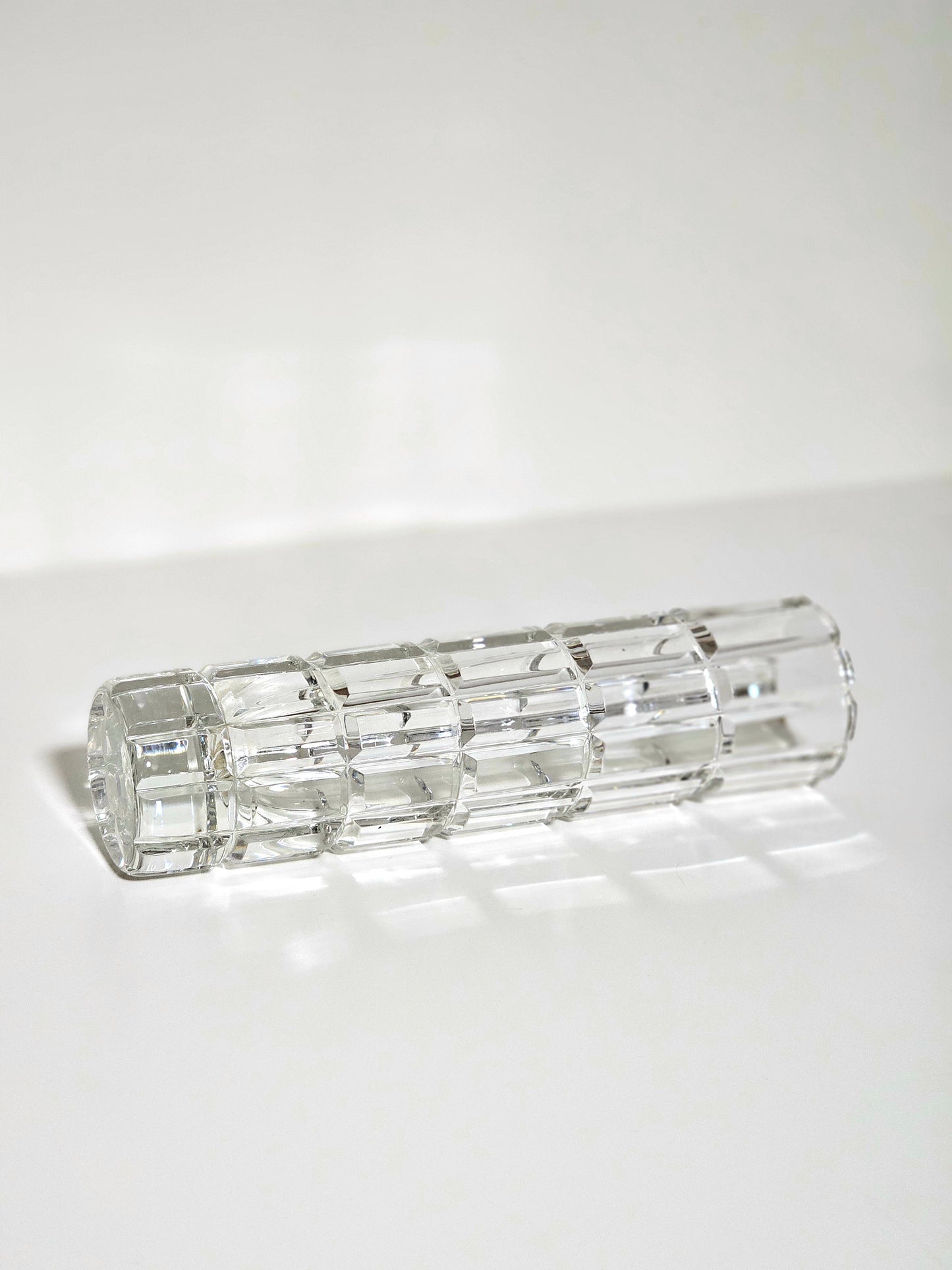 1930's Signed Dresden Crystal Bud Vase