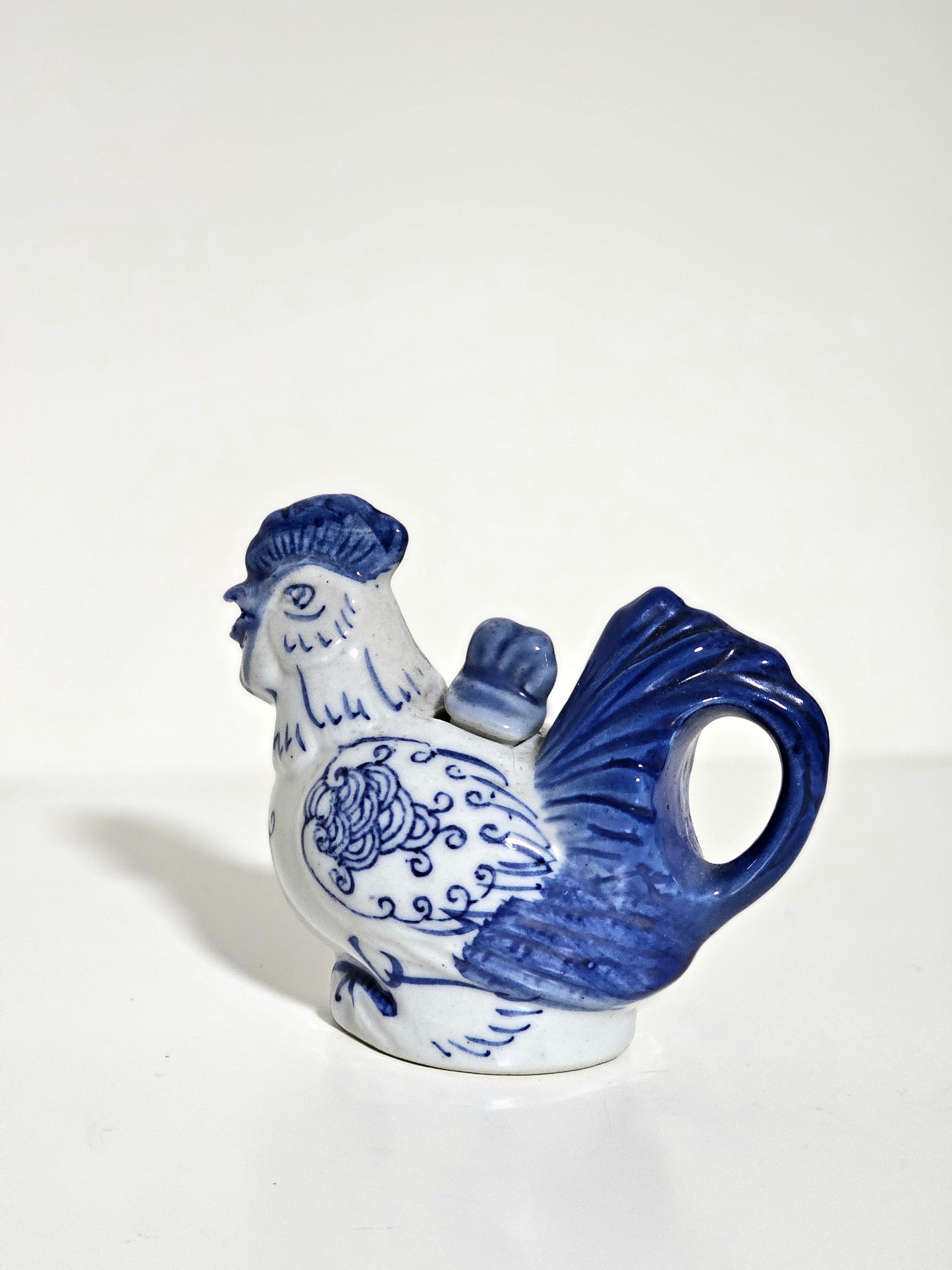 Handpainted Porcelain Rooster Creamer