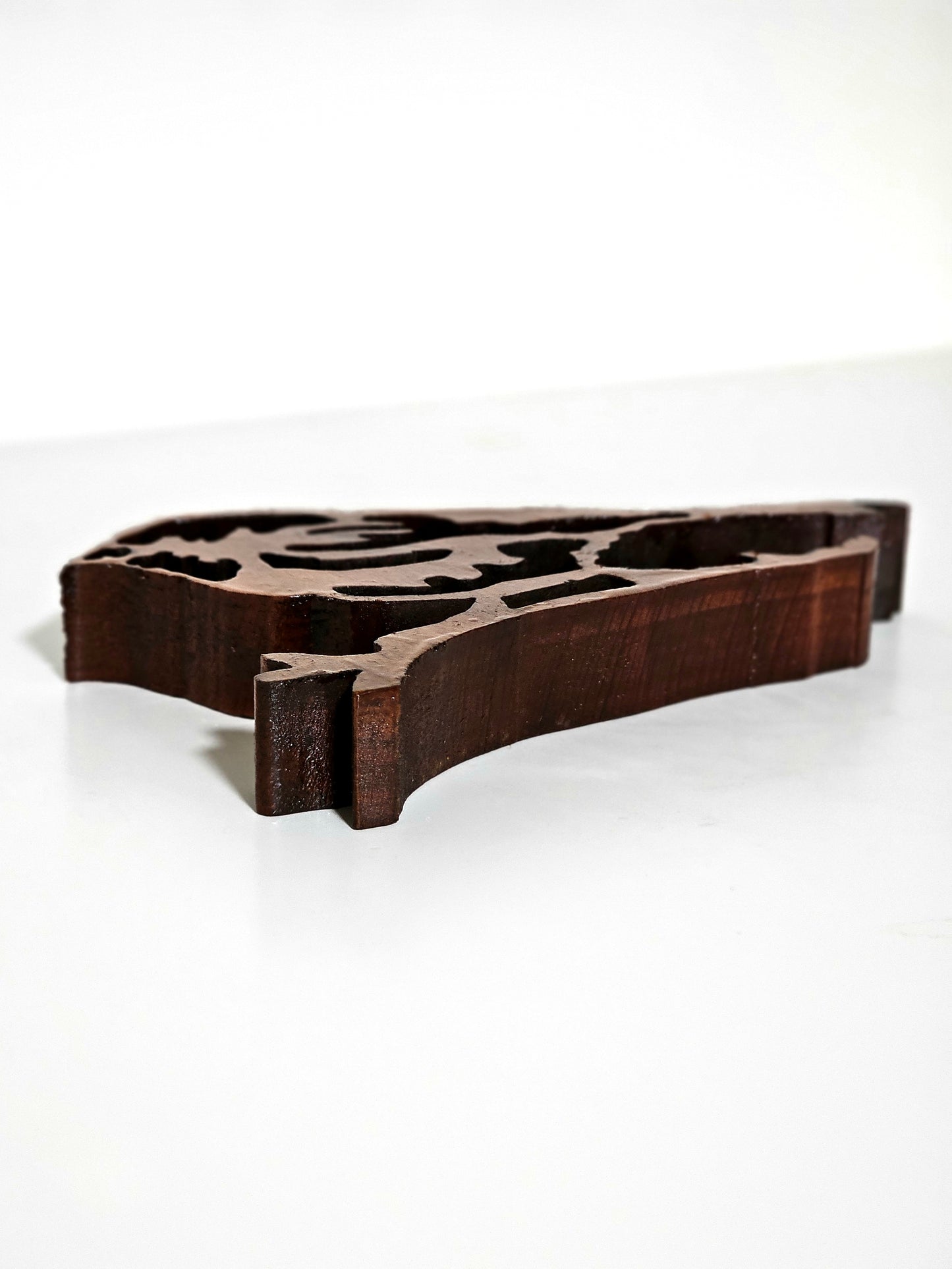 Wooden Silhouette Finch Window Sitter