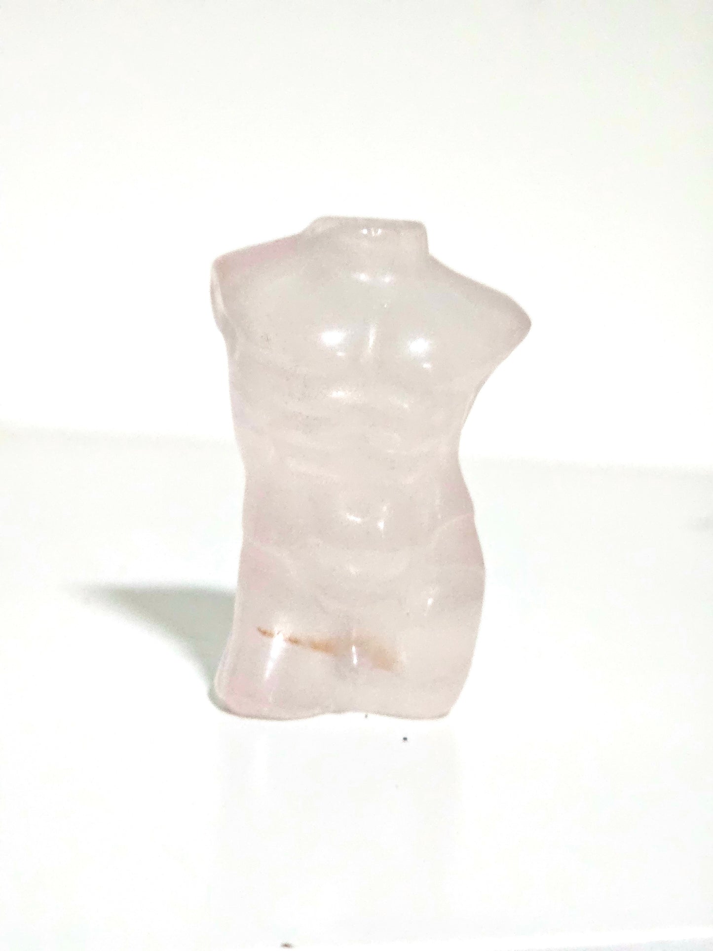 Miniature Rose Quartz Torso