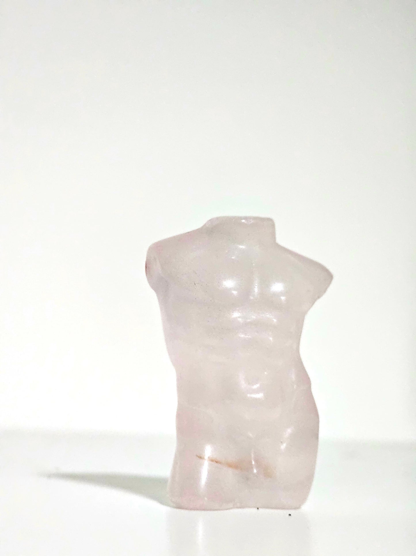 Miniature Rose Quartz Torso