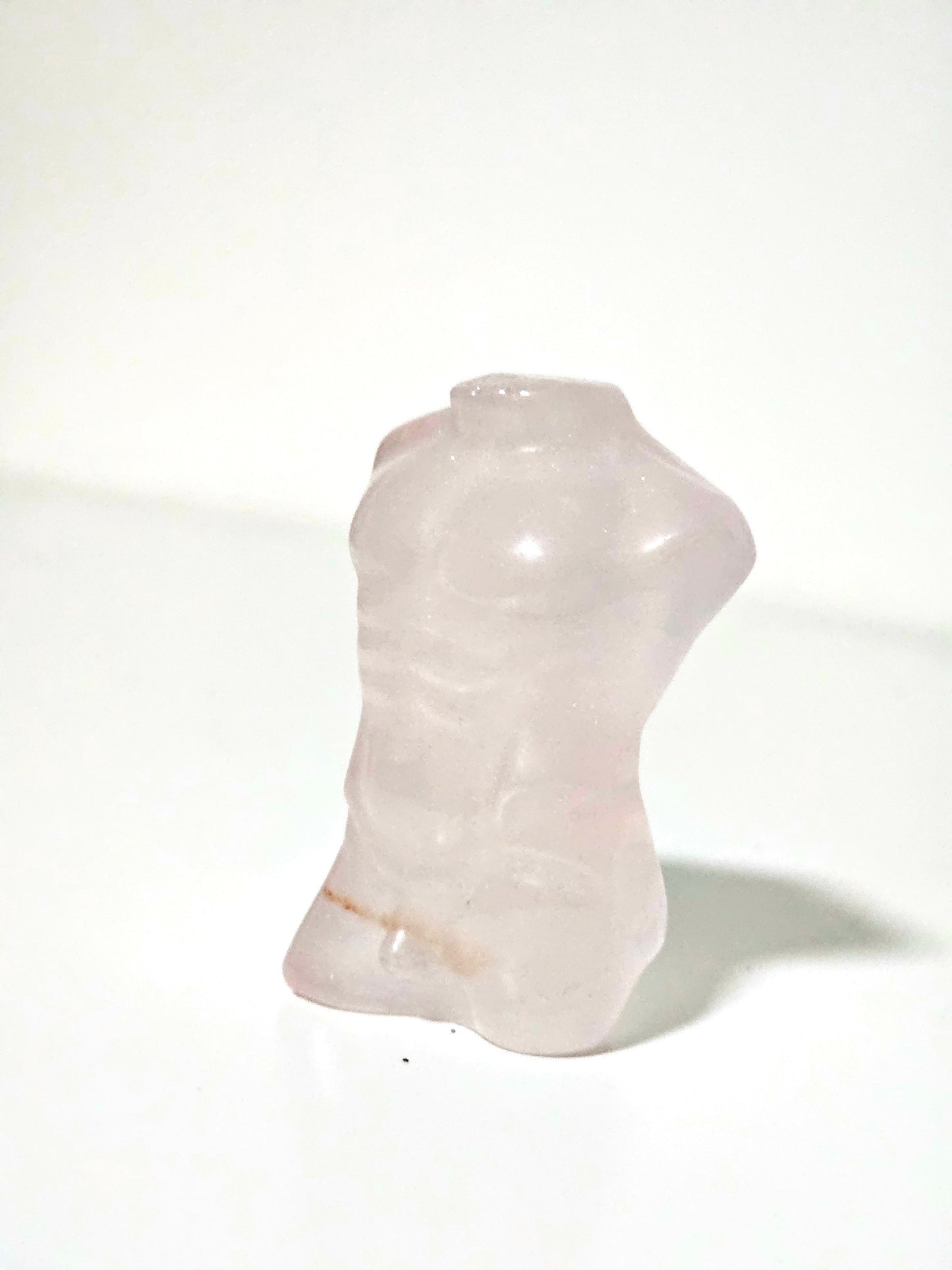 Miniature Rose Quartz Torso