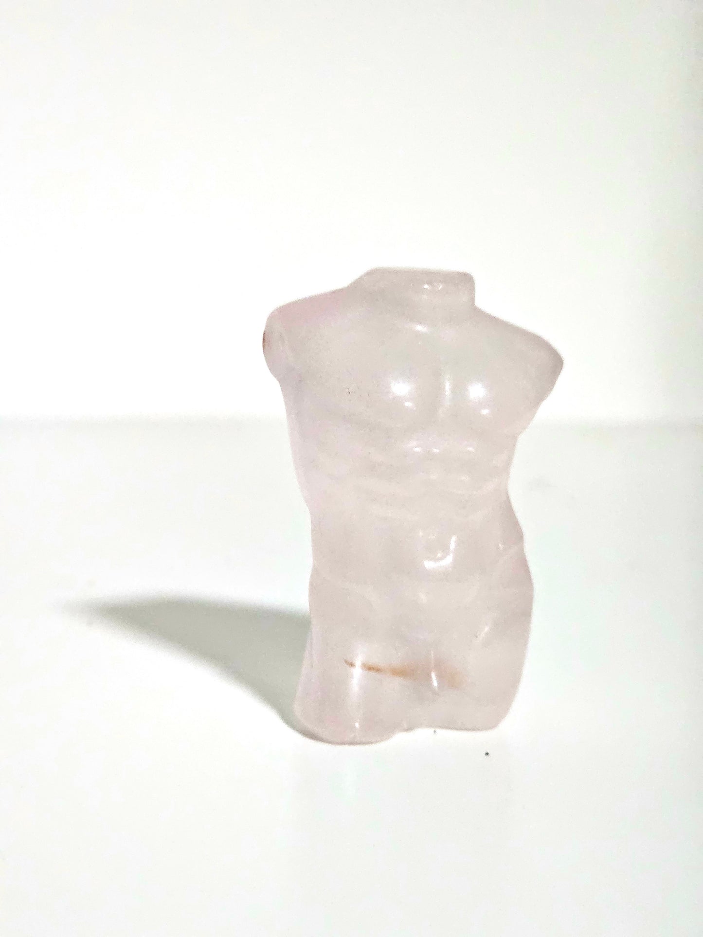 Miniature Rose Quartz Torso