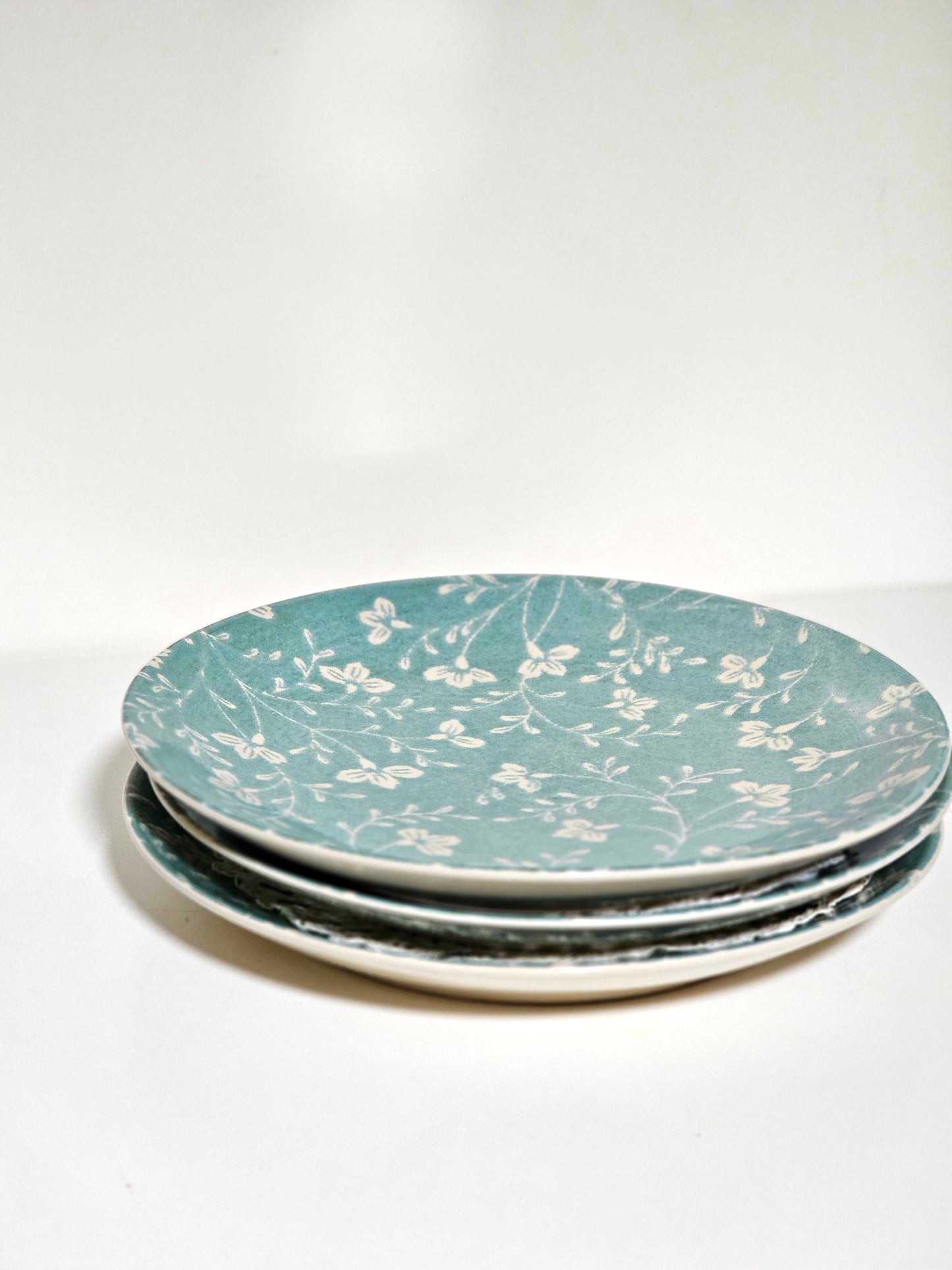 Sango 'Aqua Fresh Flowers' Plates