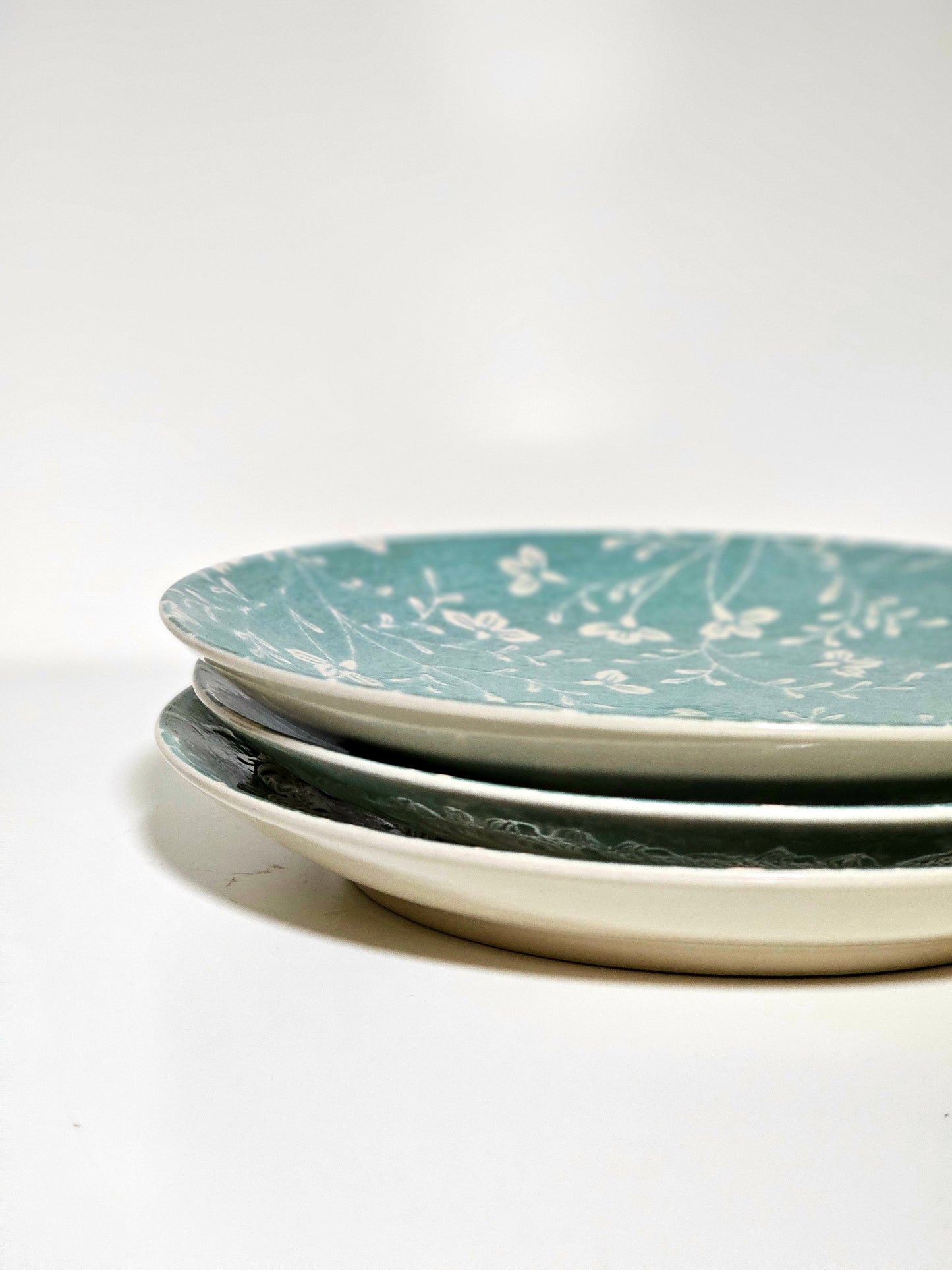 Sango 'Aqua Fresh Flowers' Plates