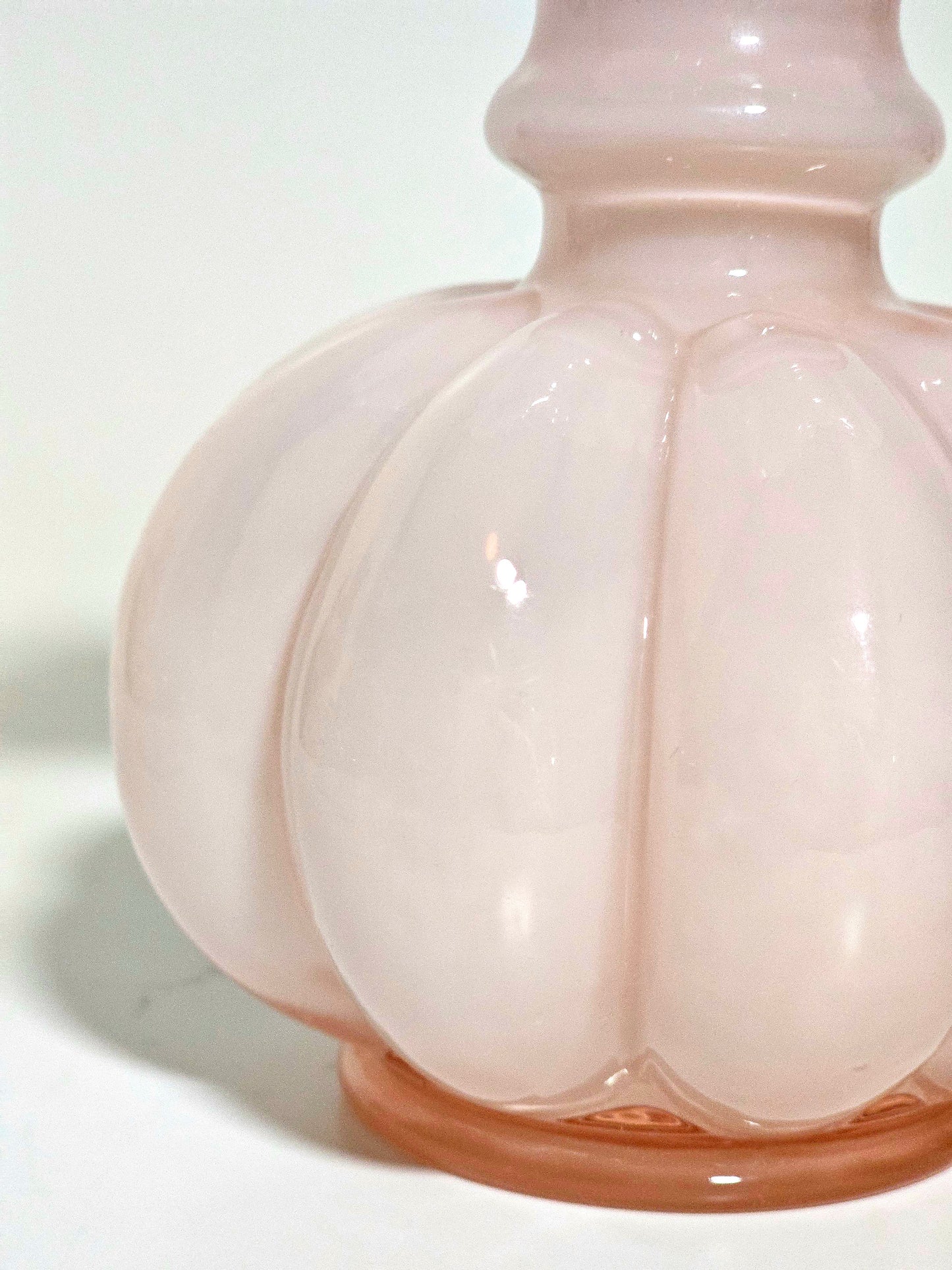 1940's Fenton Overlay Melon Vase