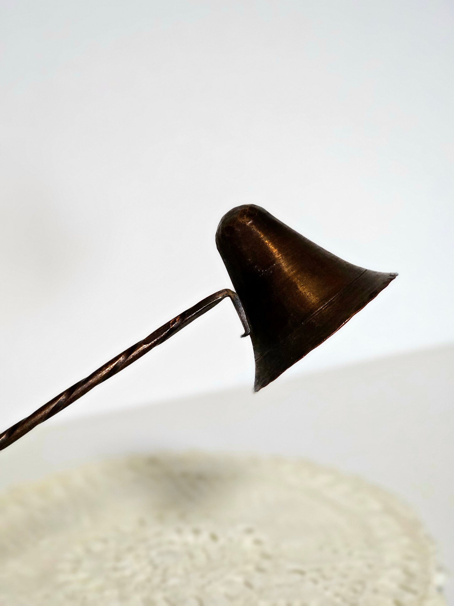 Wrought Twisted Handle Candle Snuffer
