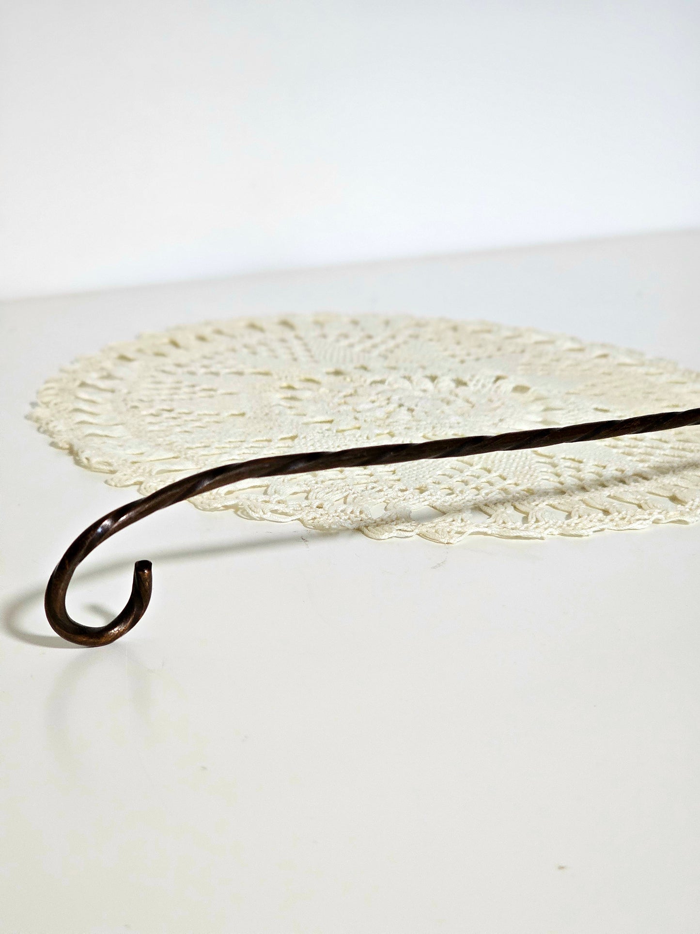 Wrought Twisted Handle Candle Snuffer
