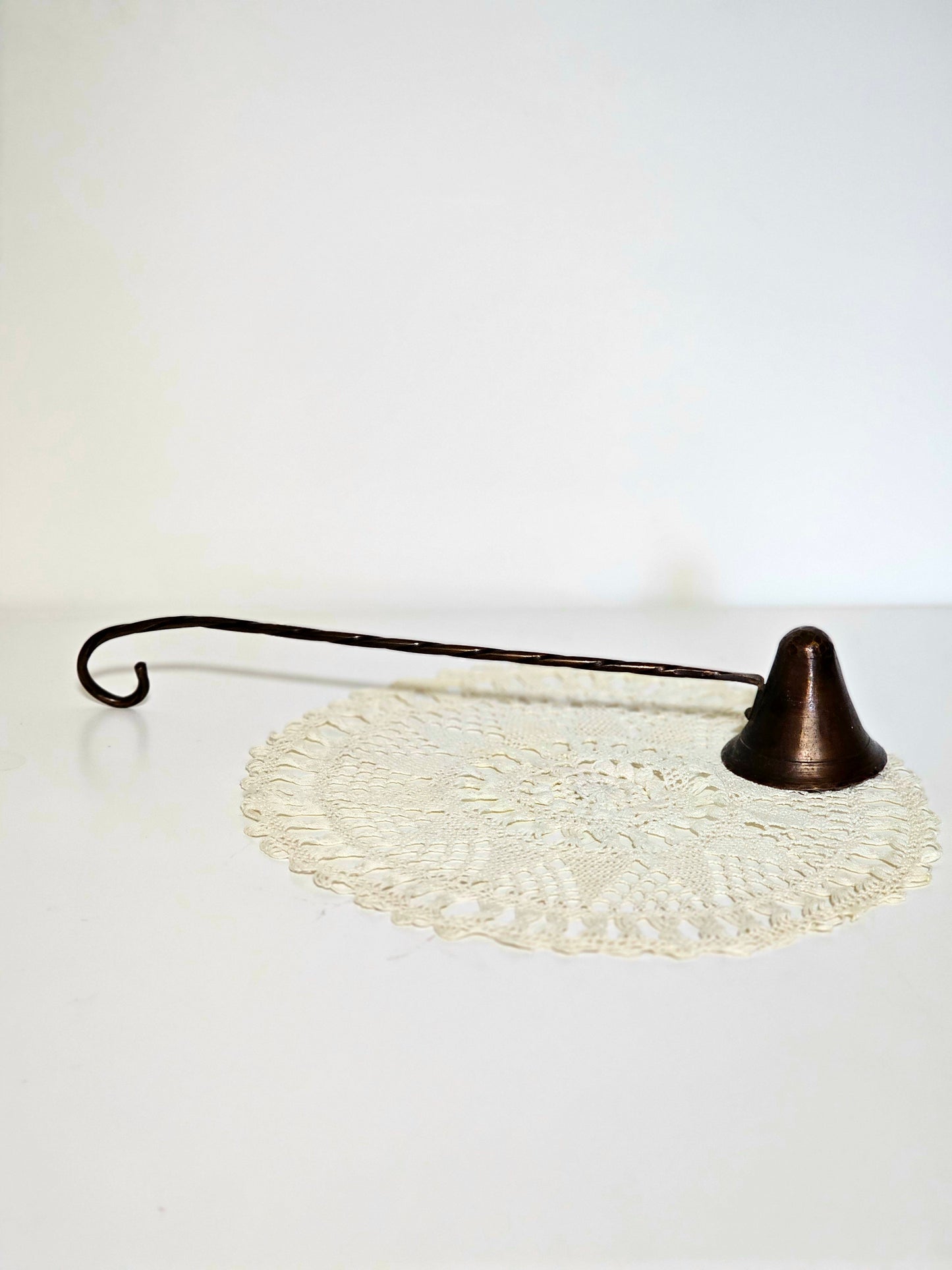 Wrought Twisted Handle Candle Snuffer