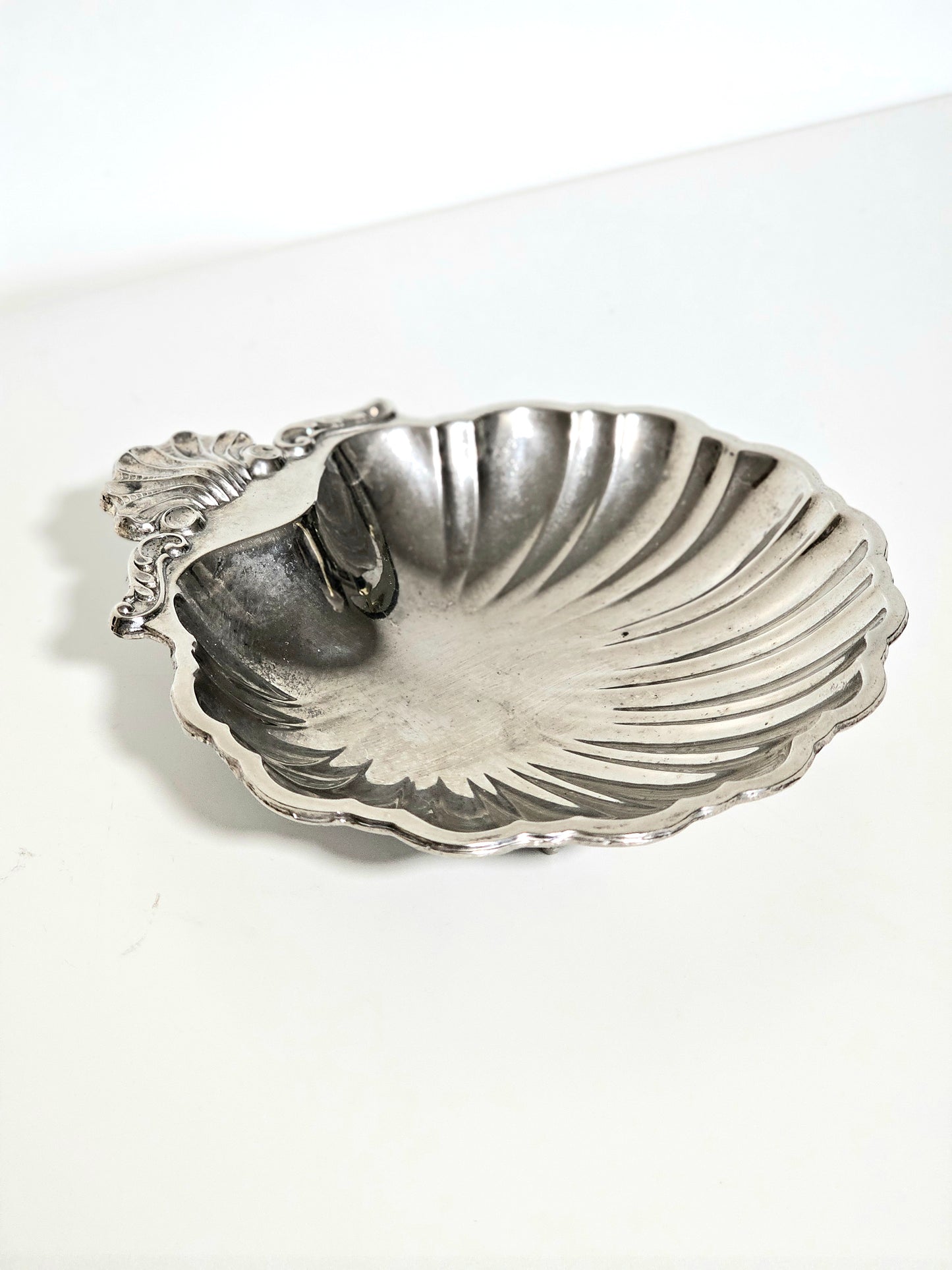Silverplated Shell Jewelry Dish