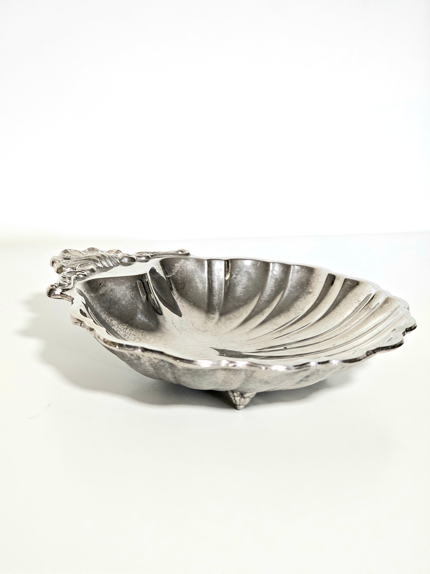 Silverplated Shell Jewelry Dish
