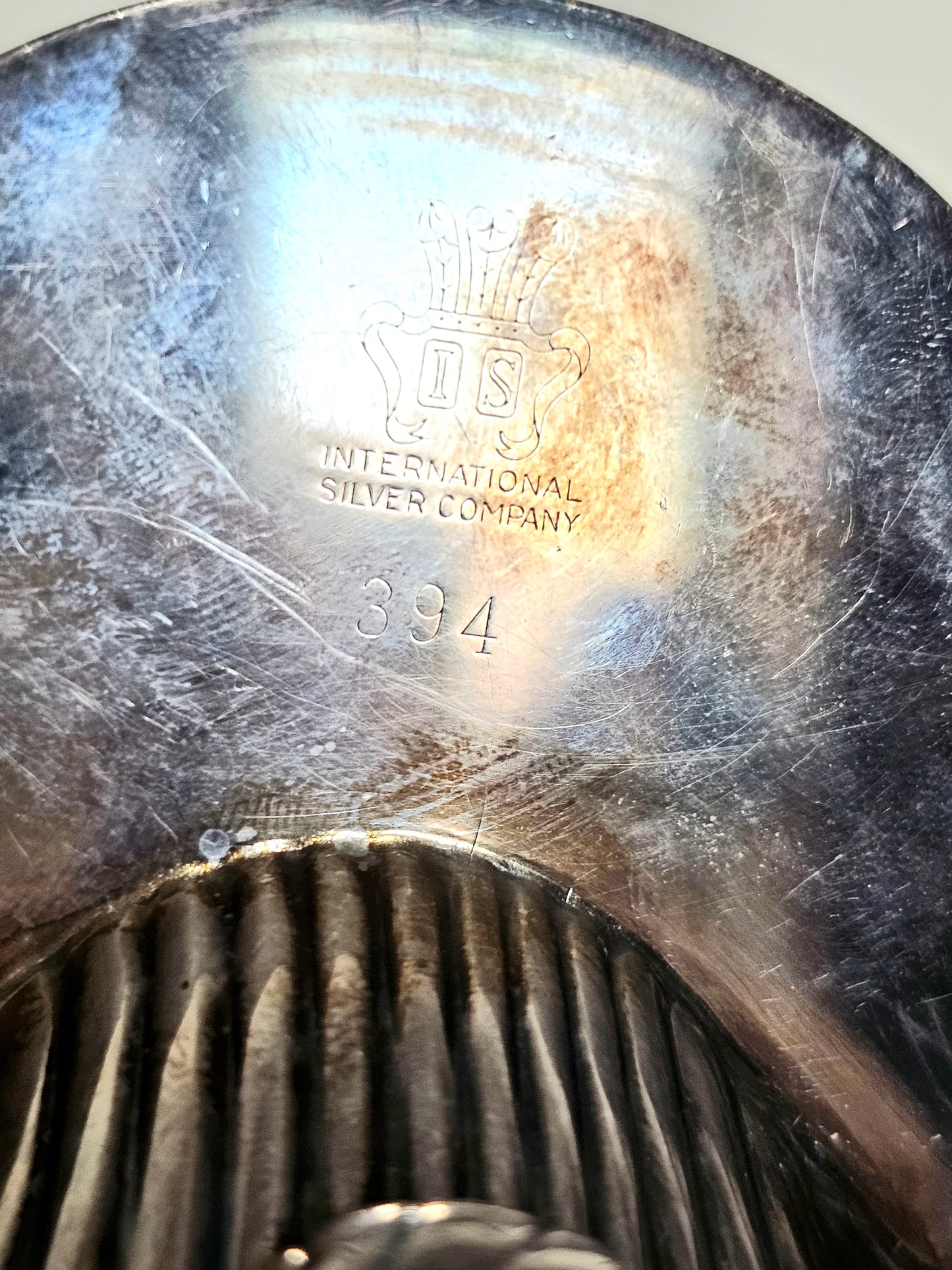 International Silver Co Silverplated Shell Dish