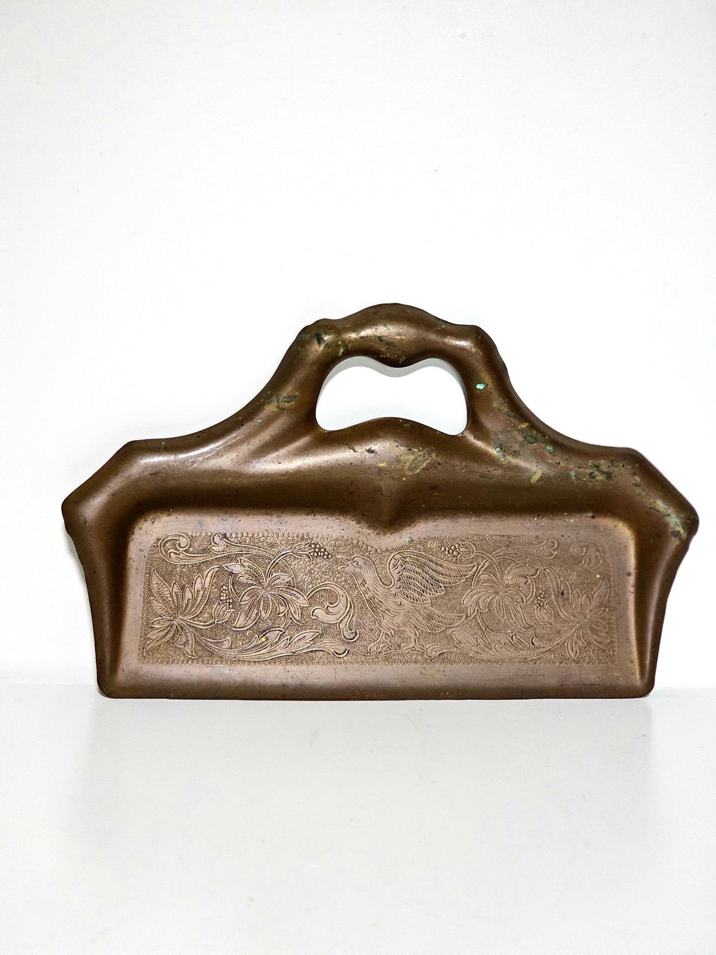 Brass Bird Motif Butler Crumb Pans