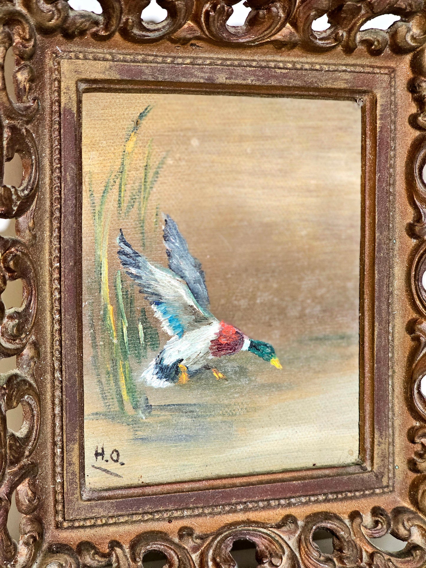 Mini Acrylic Mallard Painting