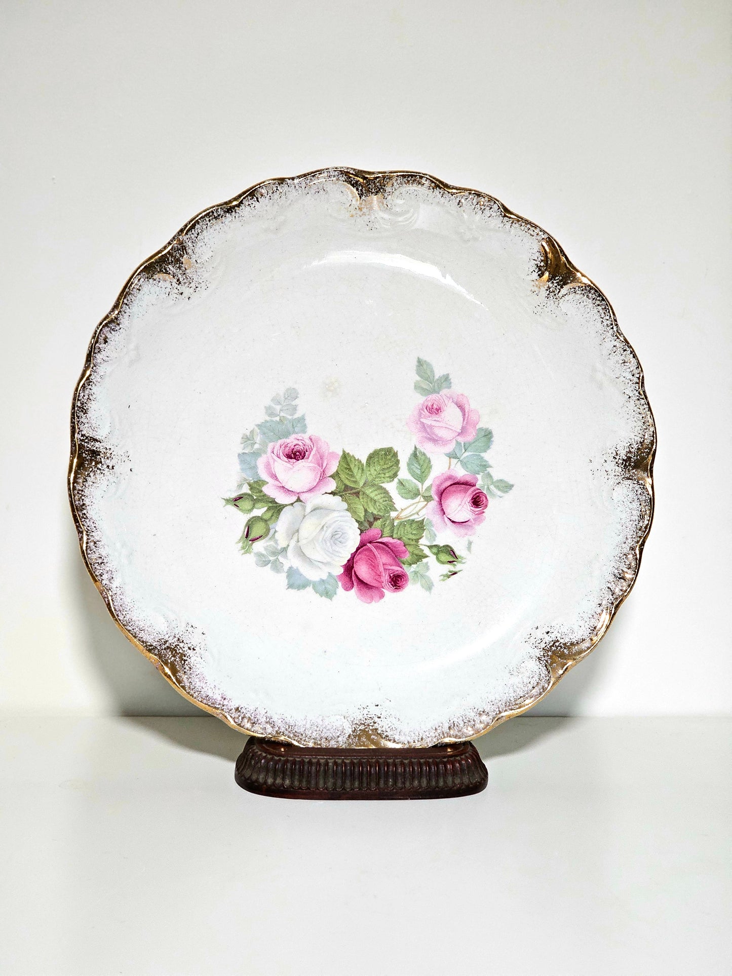 Art Deco Wall Mount Plate Stand
