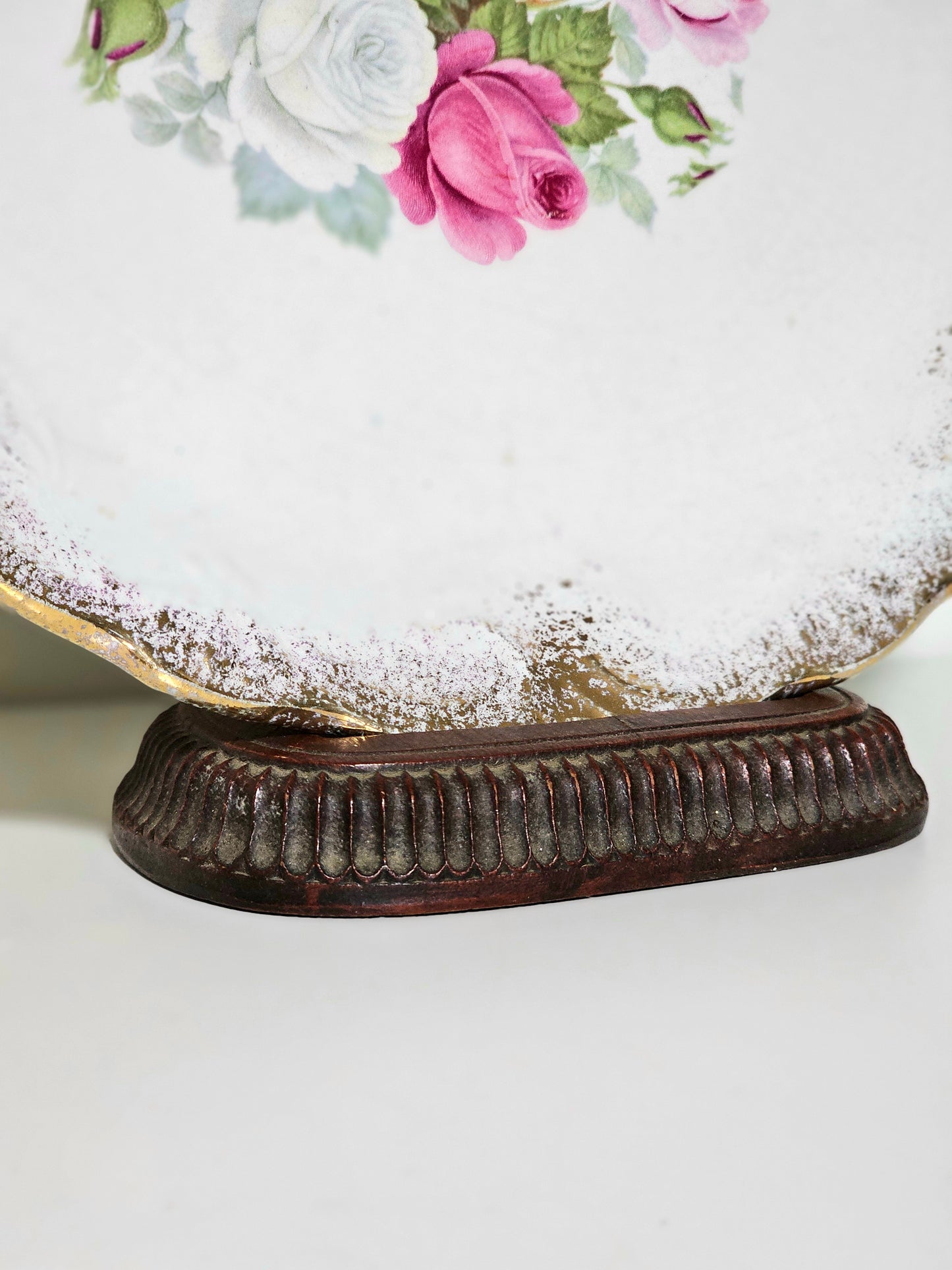 Art Deco Wall Mount Plate Stand
