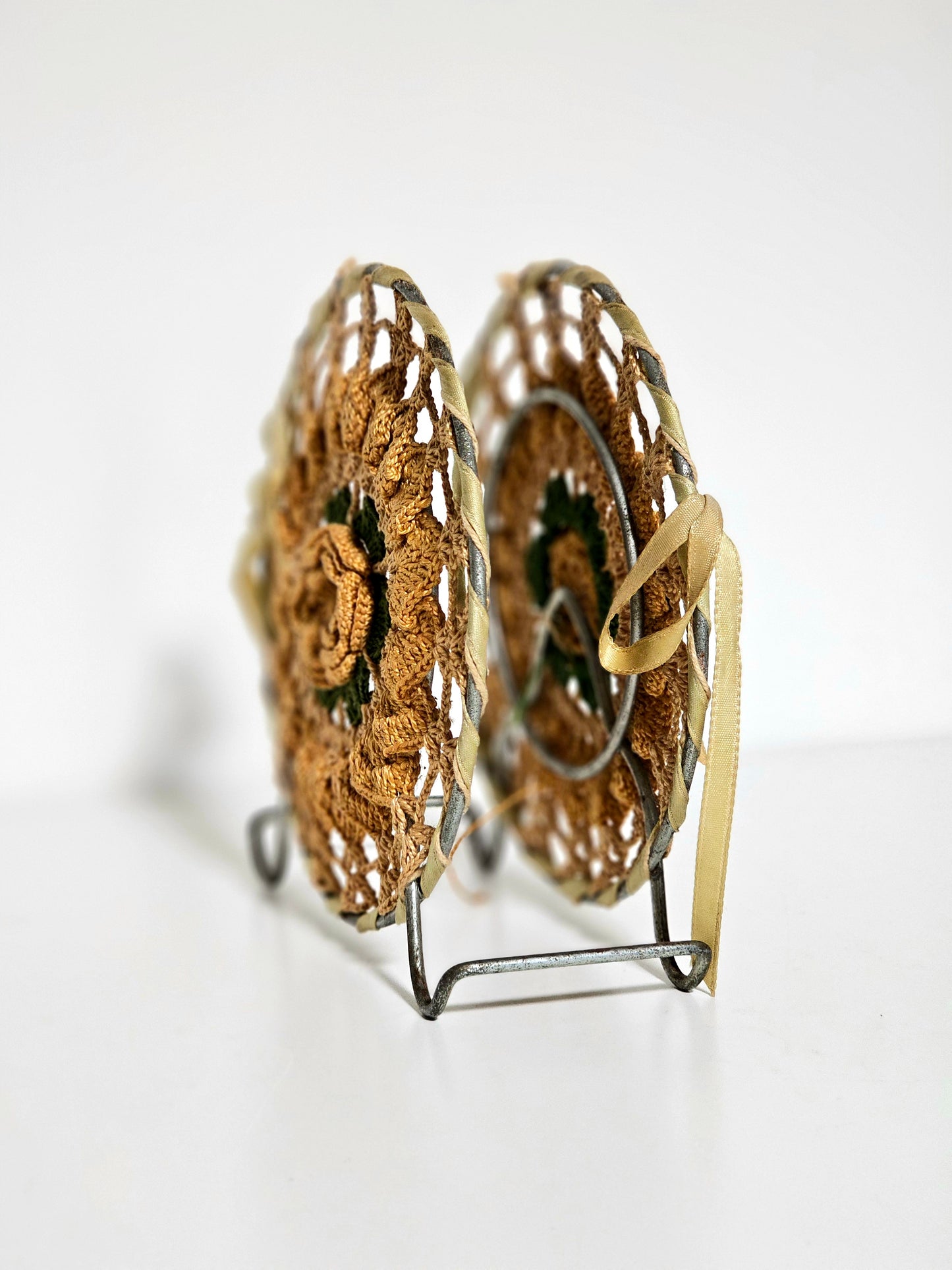1950's Crocheted Napkin Holder