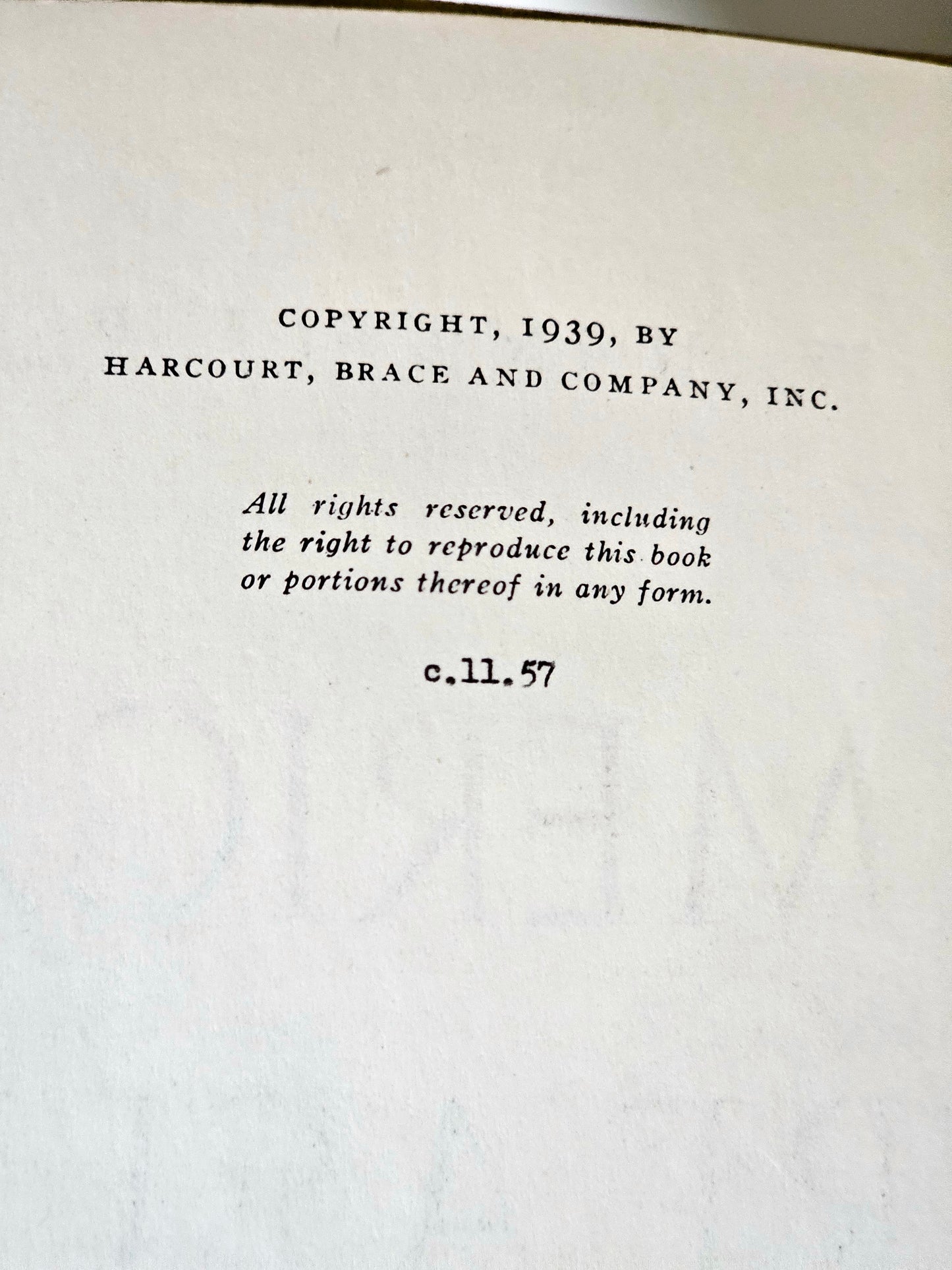 1939 America's Treasure Yellow Book