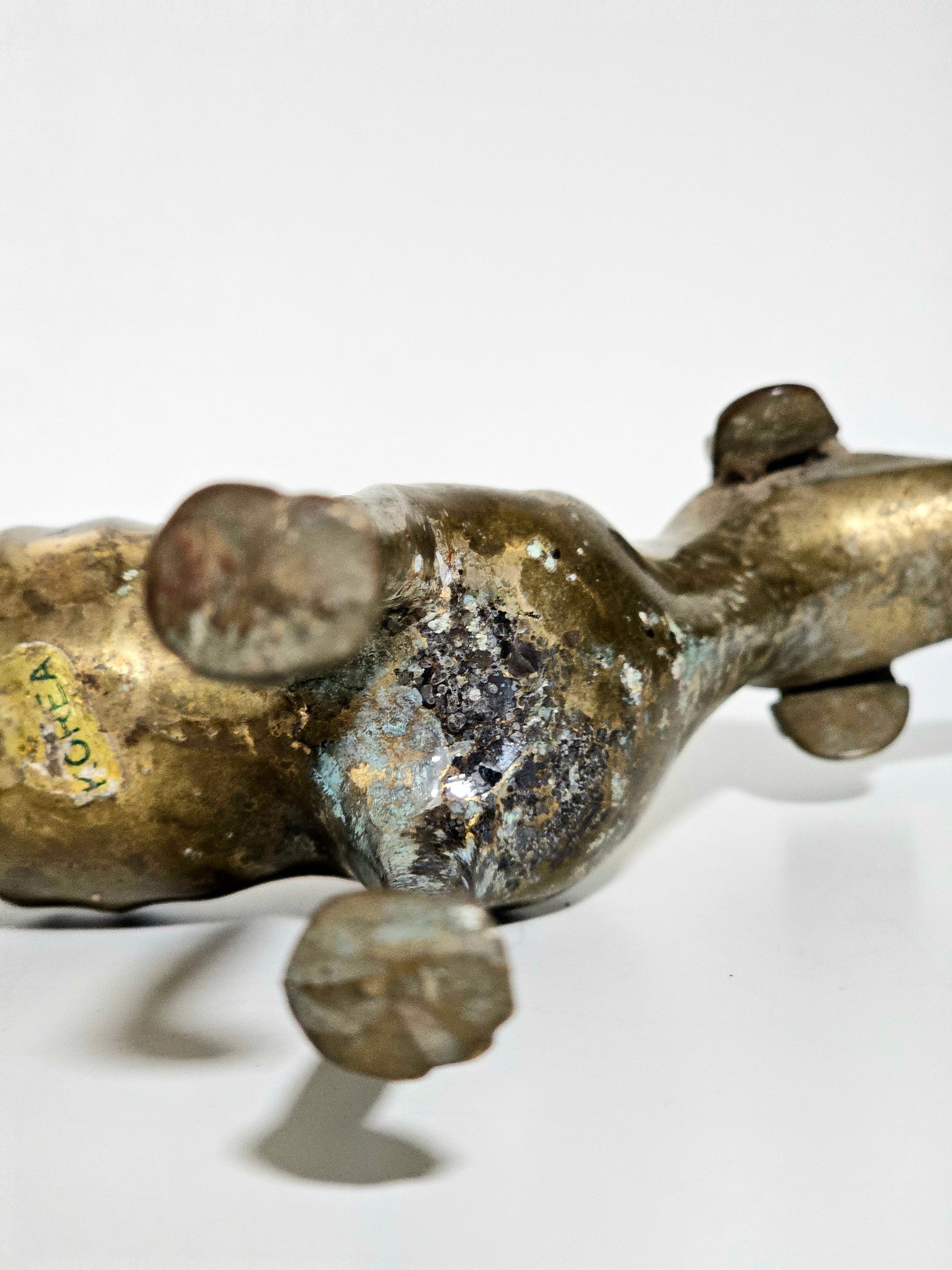 Heavy Patina'd Brass Greyhound