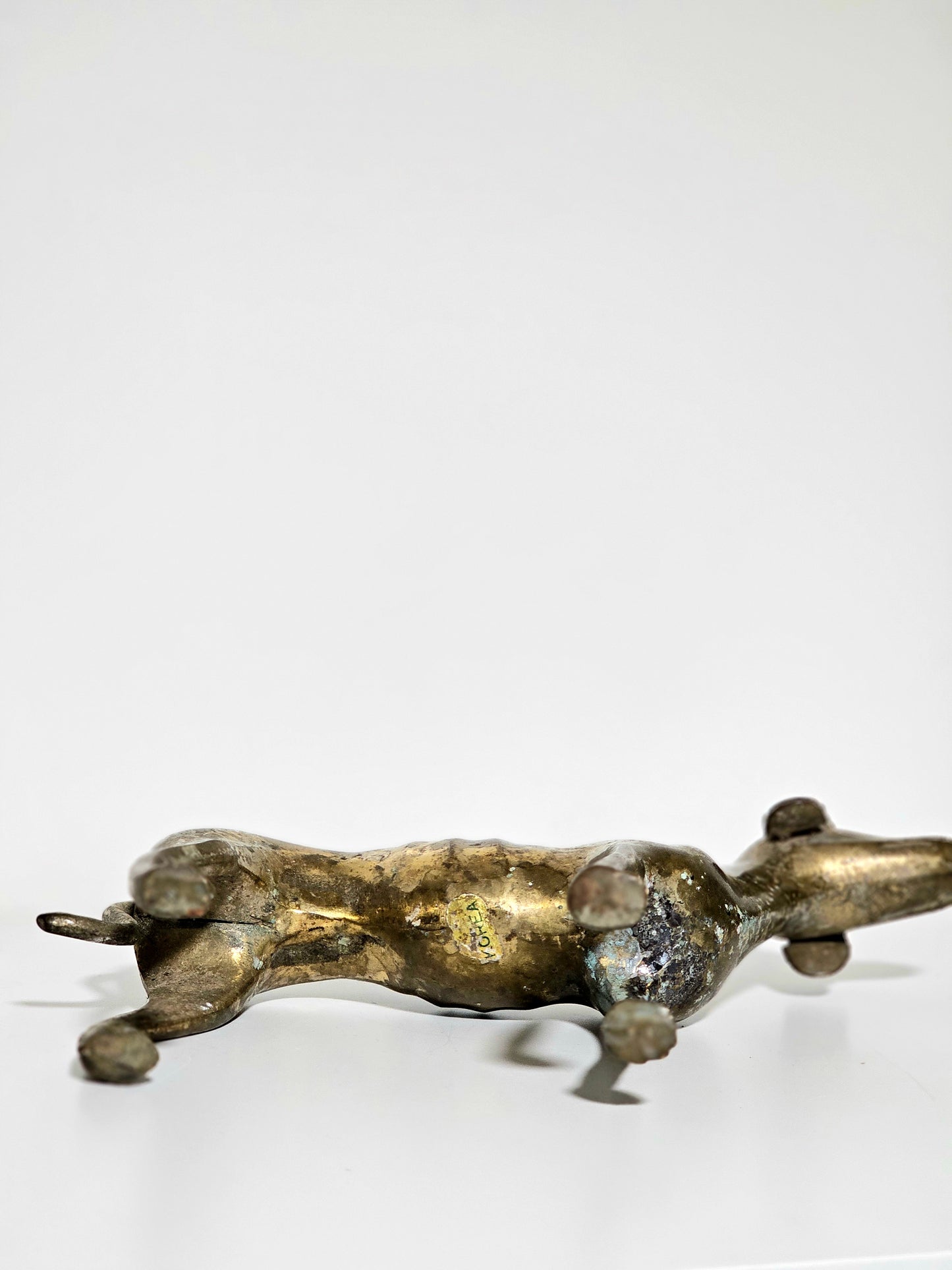 Heavy Patina'd Brass Greyhound