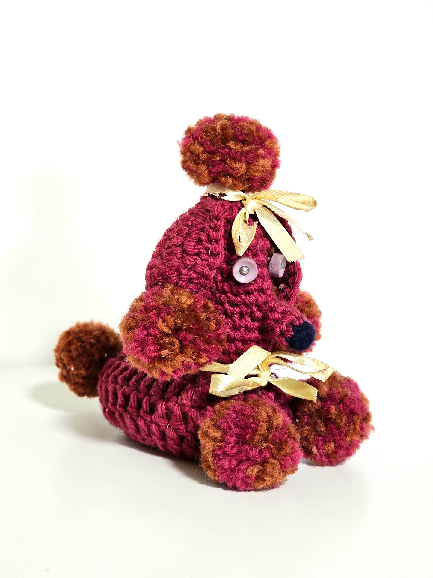 1960's Handmade Crochet Soap Poodle