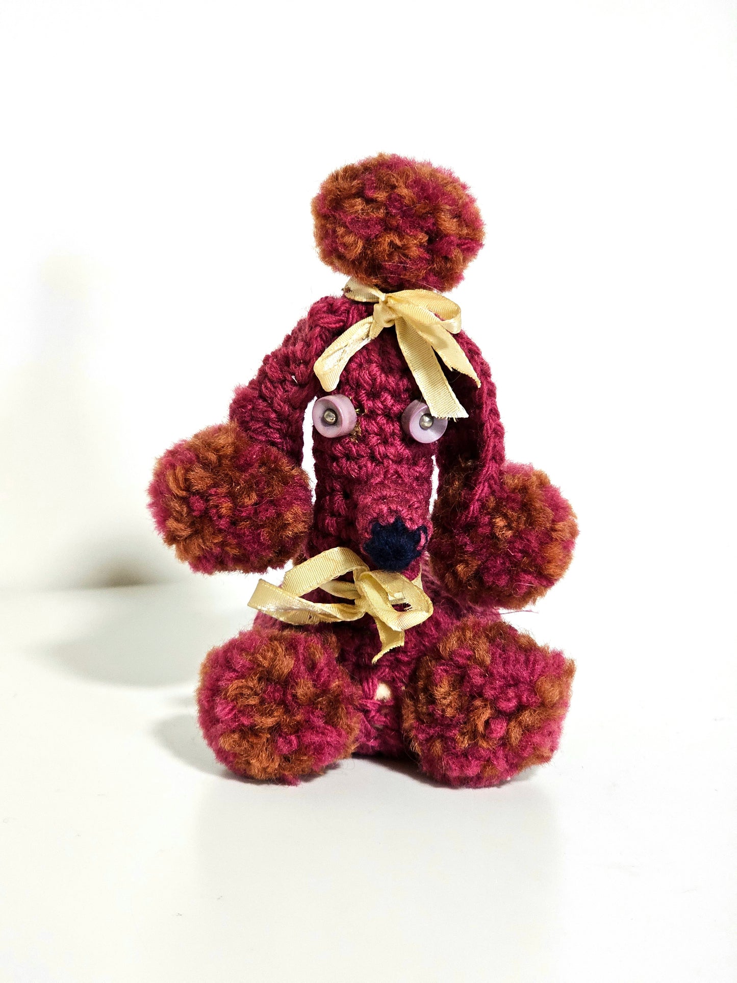 1960's Handmade Crochet Soap Poodle