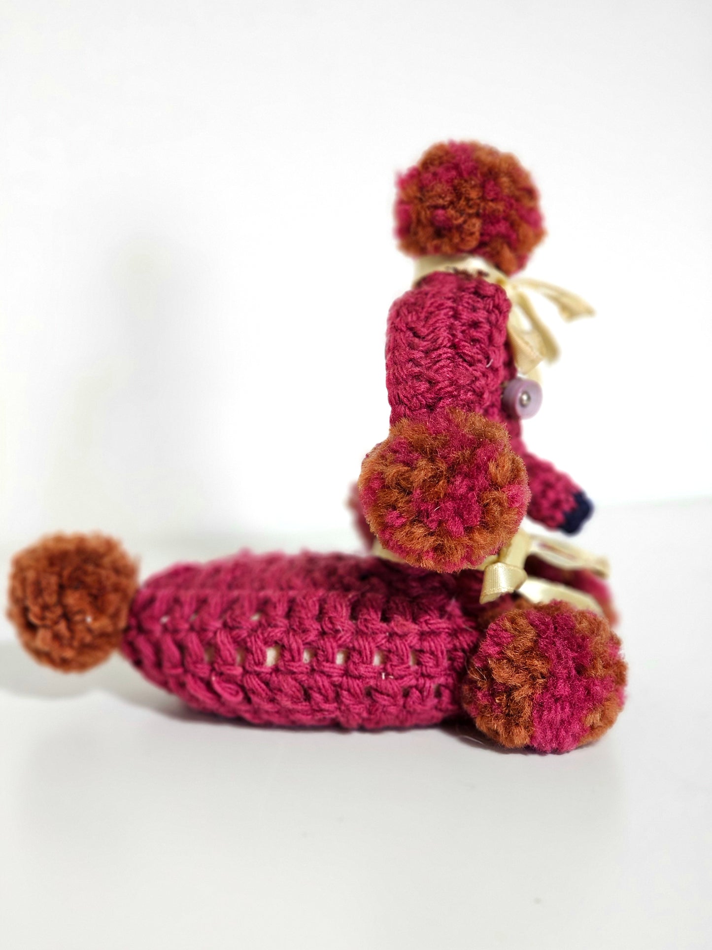 1960's Handmade Crochet Soap Poodle