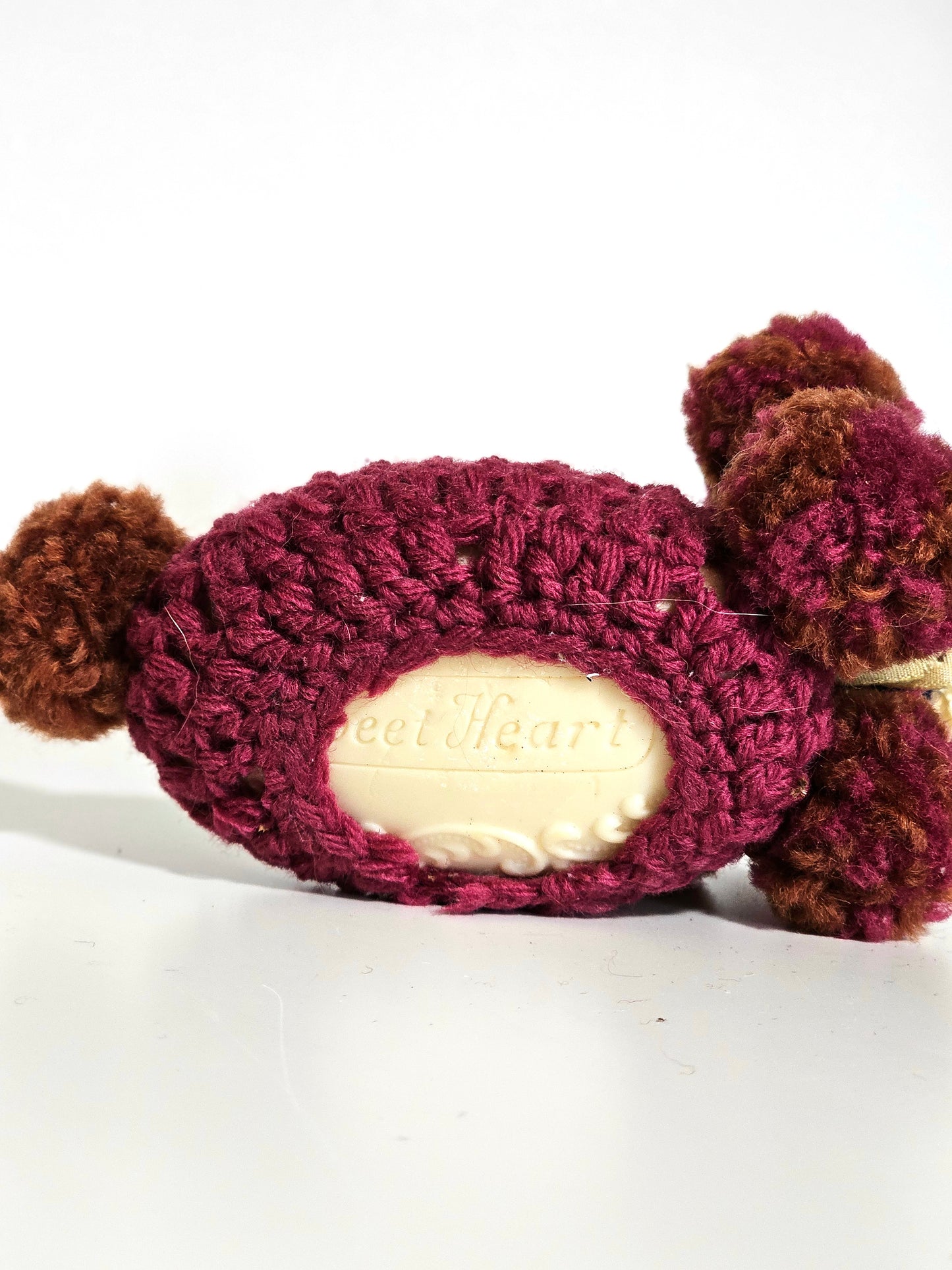 1960's Handmade Crochet Soap Poodle