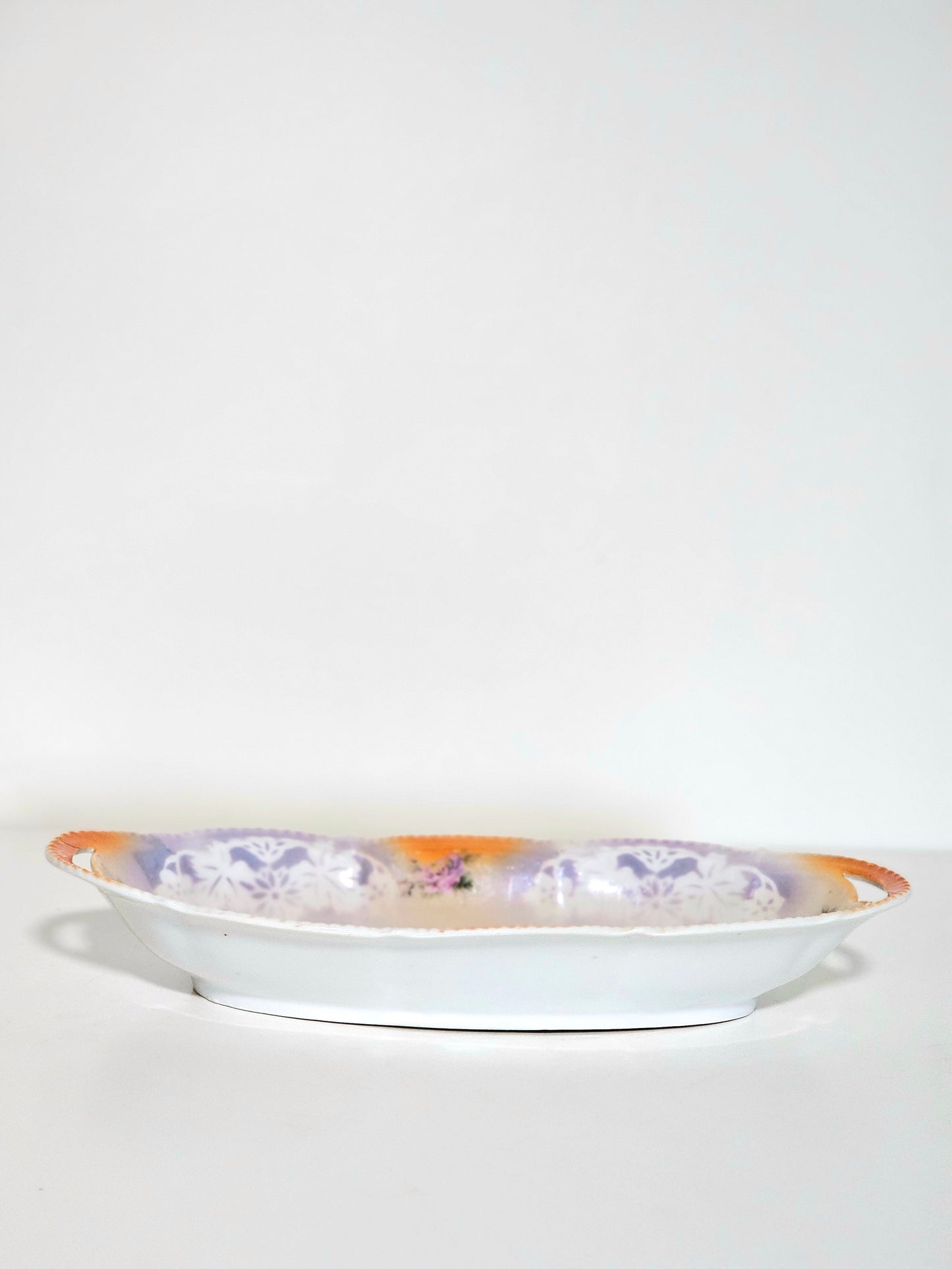 Antique German Porcelain Celery Dish