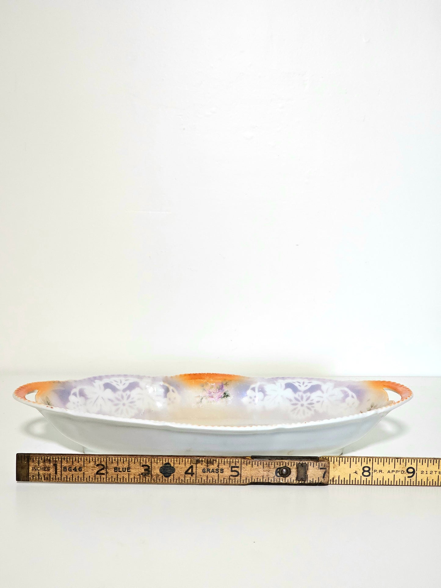 Antique German Porcelain Celery Dish