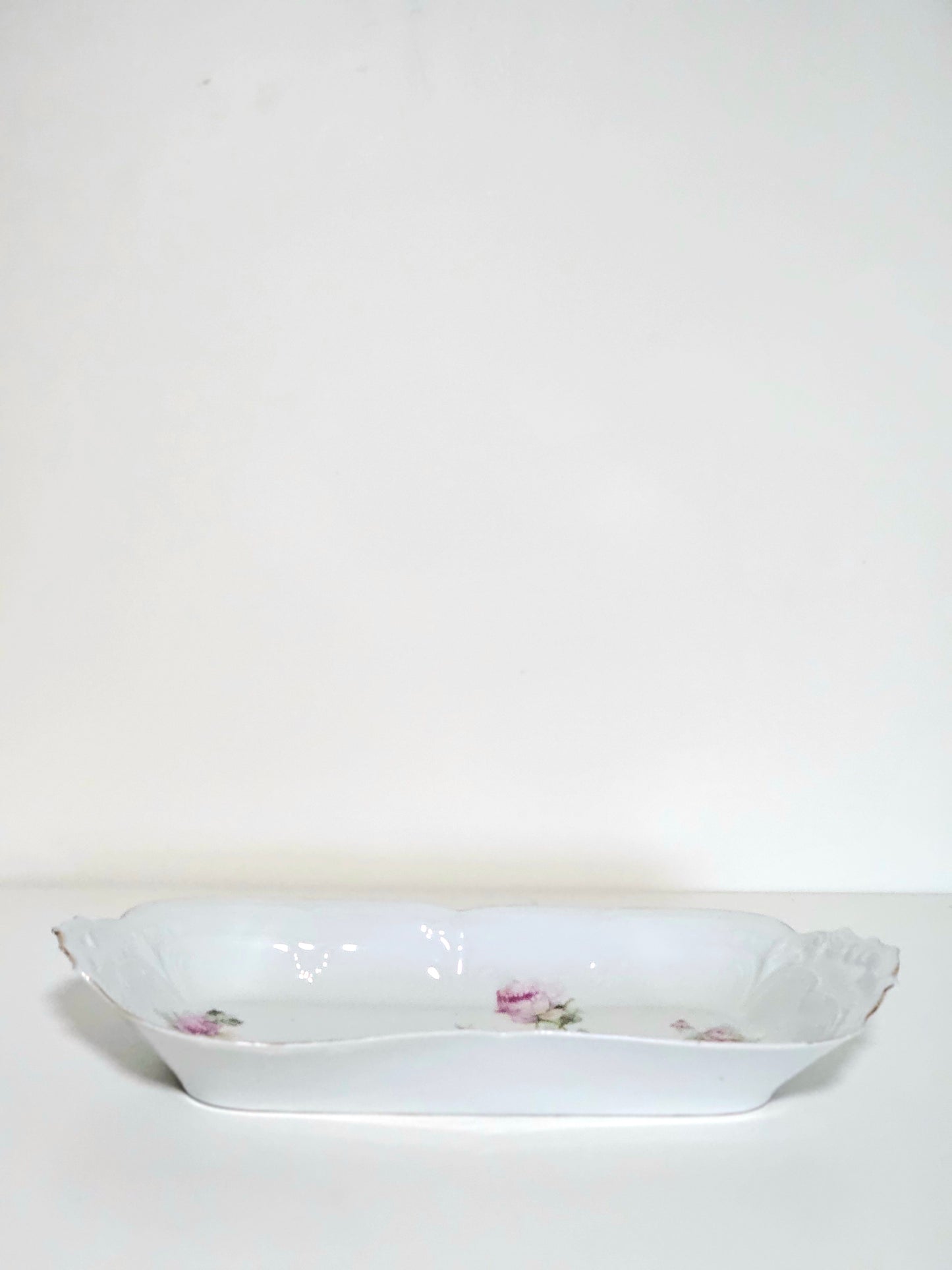 Antique Dual Side Transferware Dish