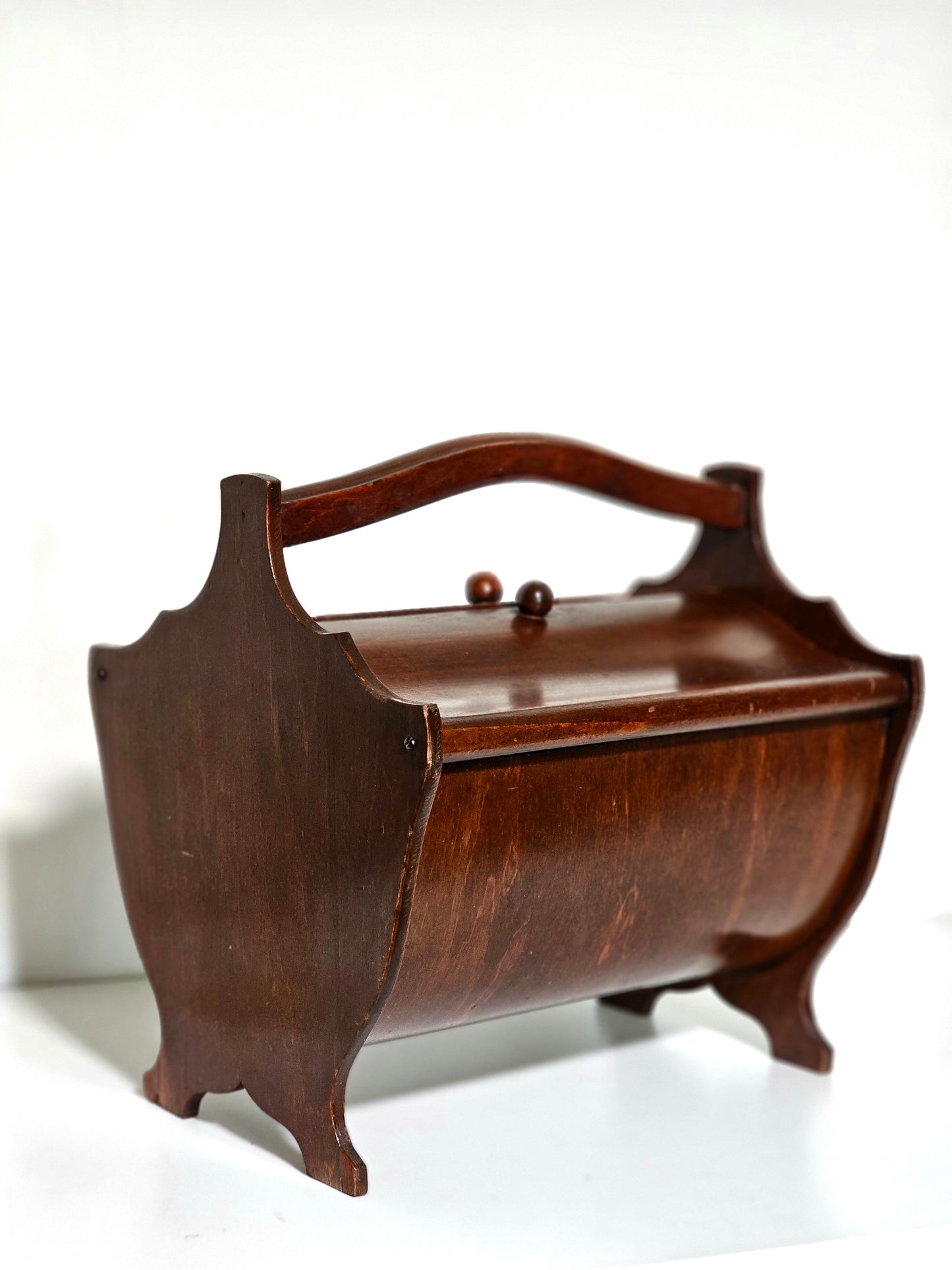 1940's Primitave Bentwood Sewing Chest