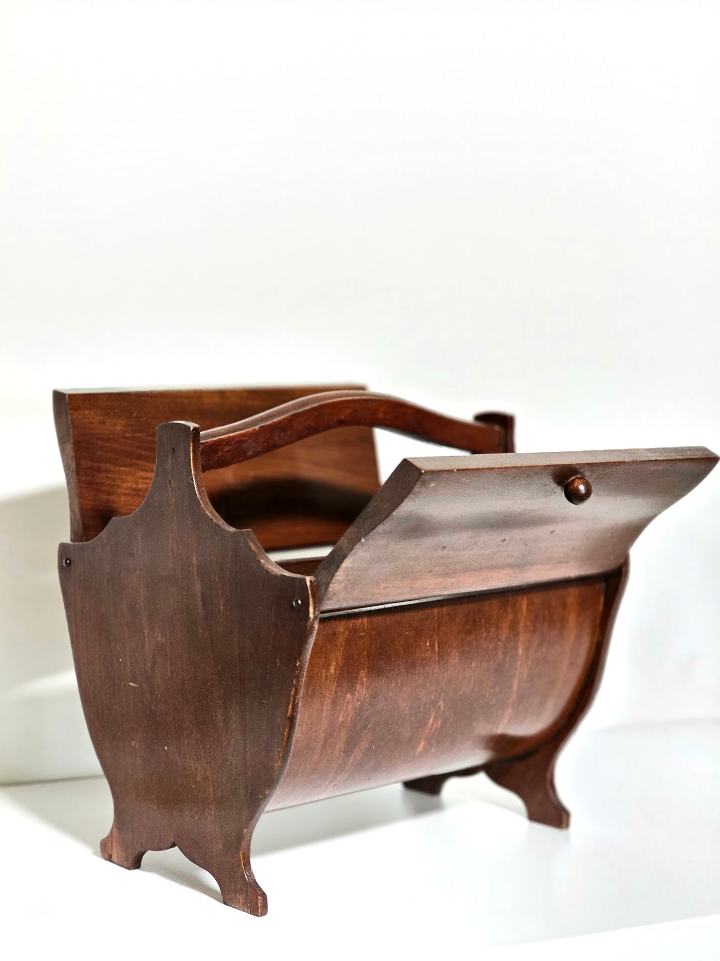 1940's Primitave Bentwood Sewing Chest