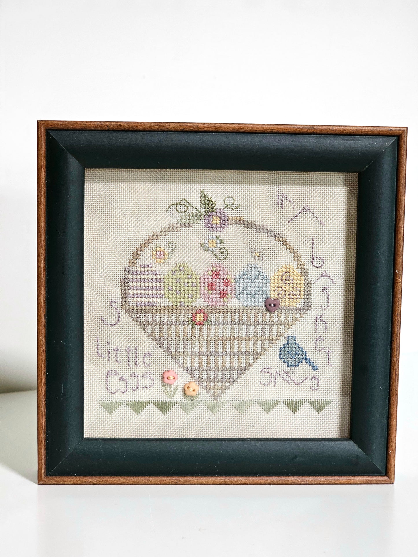 Needlepoint "Little Eggs" Easter Crewel