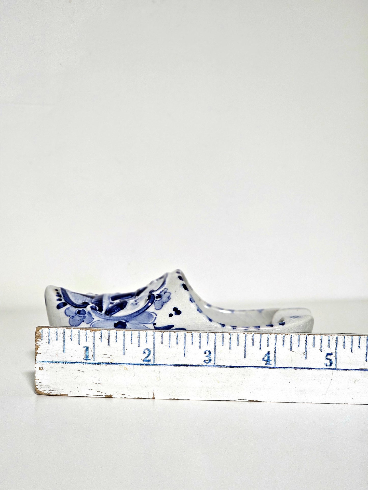 Handpainted Delft Blue Clog Ashtray