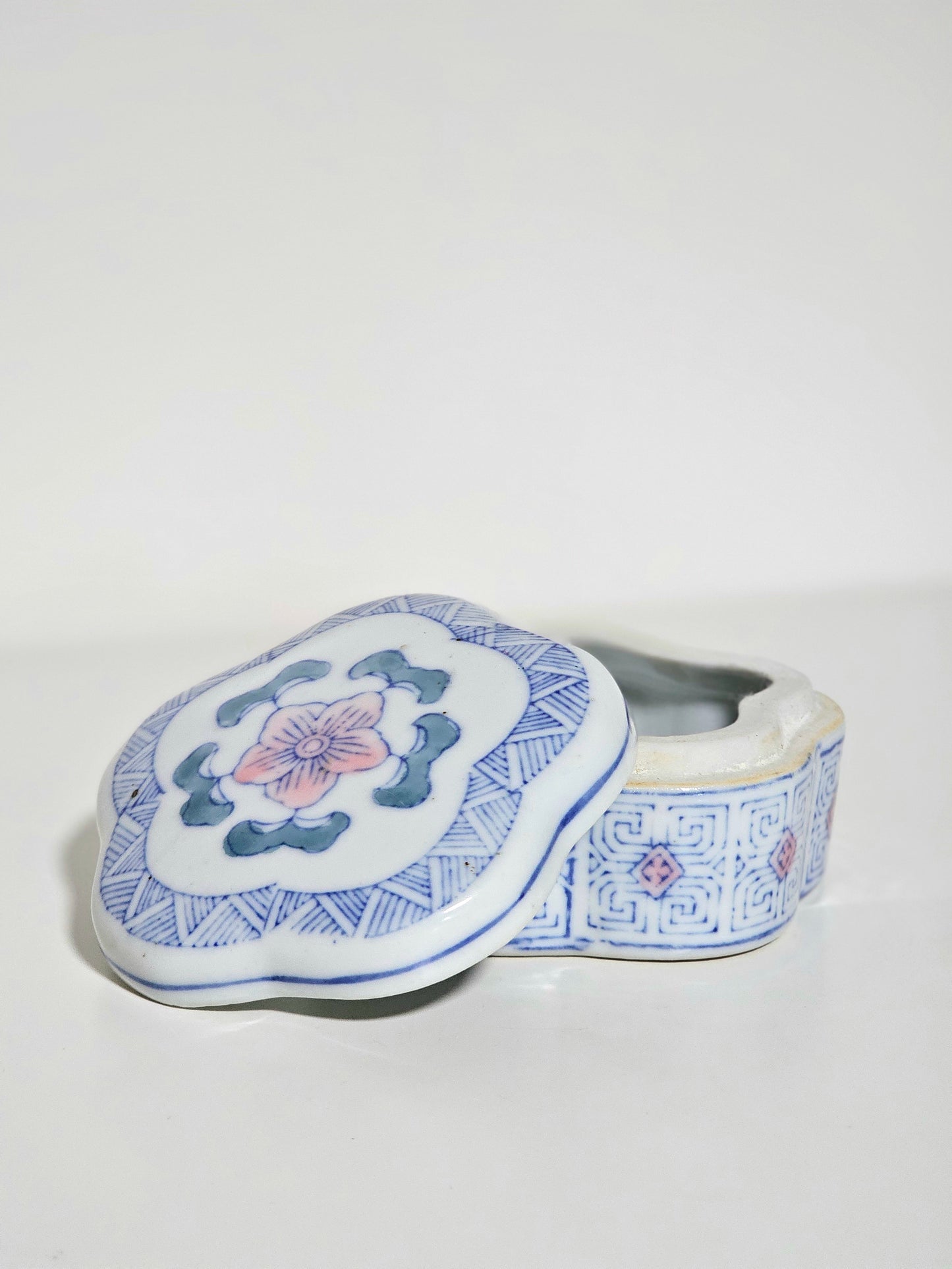 Handpainted Porcelain Ring Box