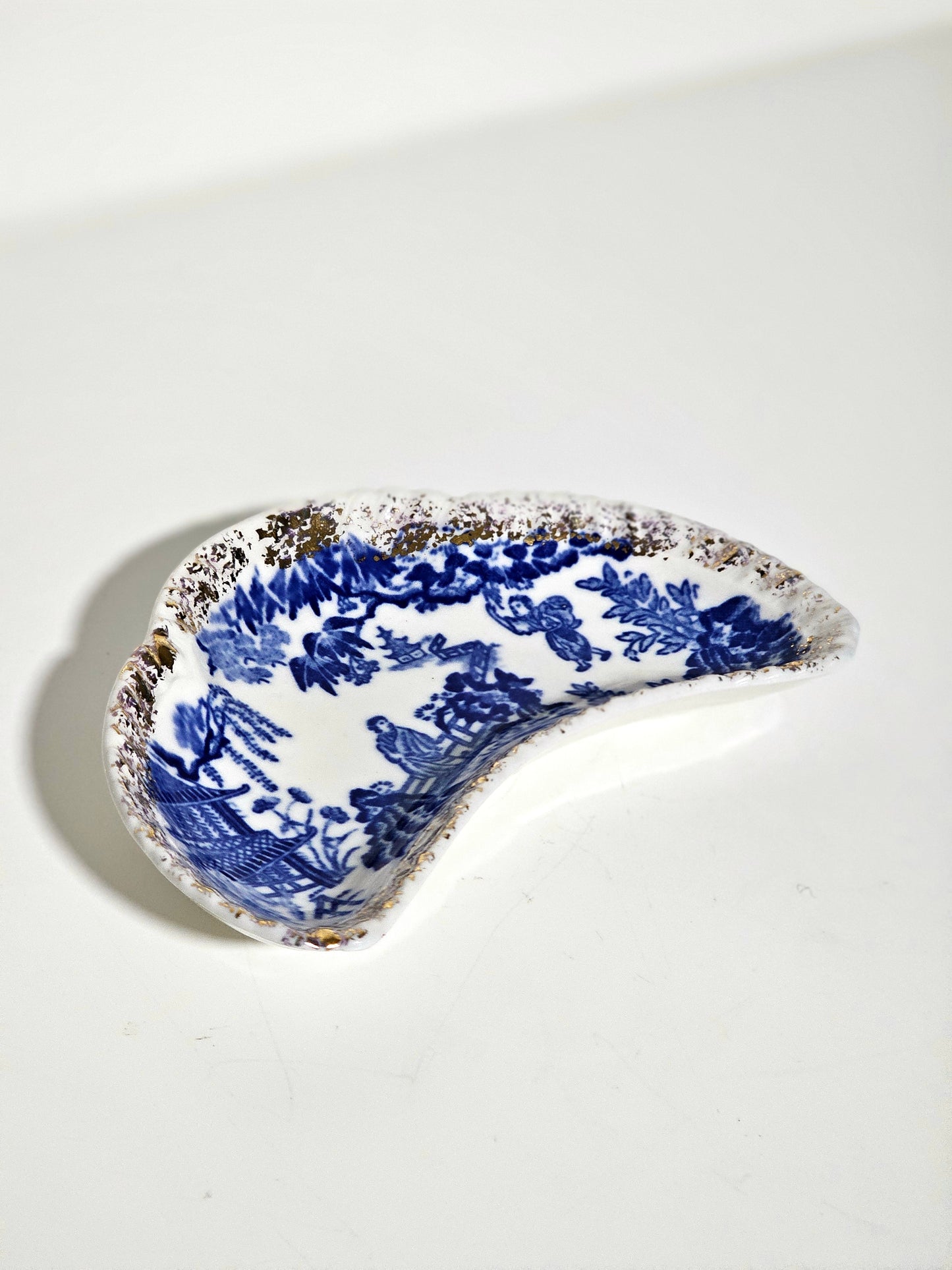 Antique Crescent Bone Dish