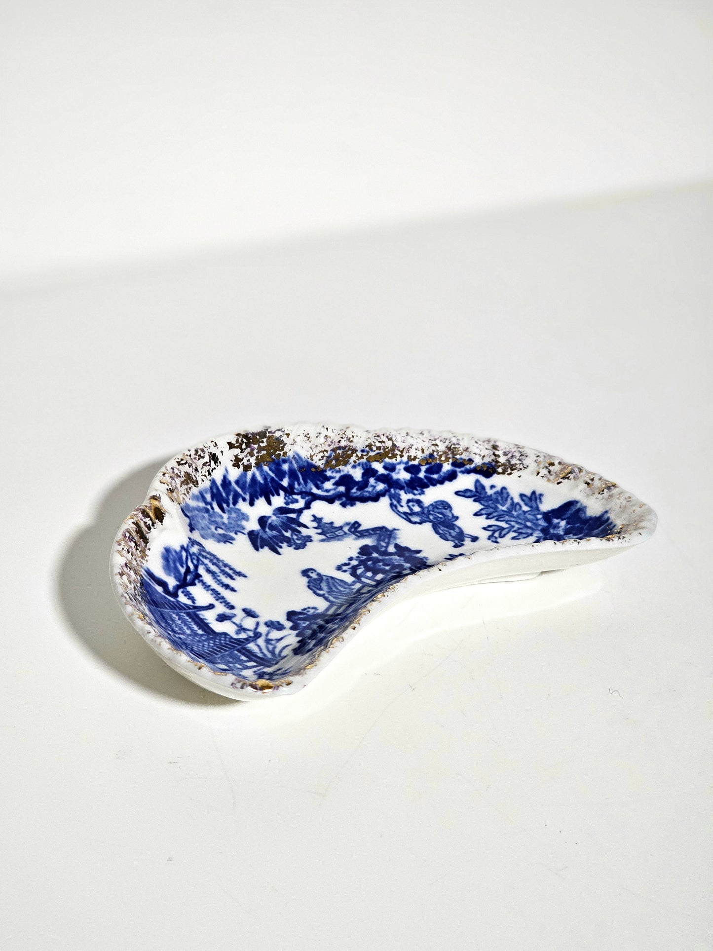Antique Crescent Bone Dish