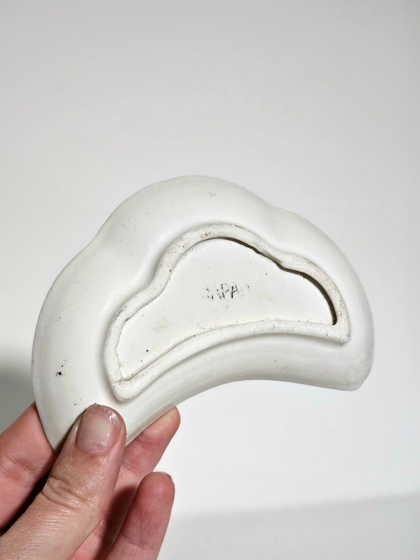 Antique Crescent Bone Dish