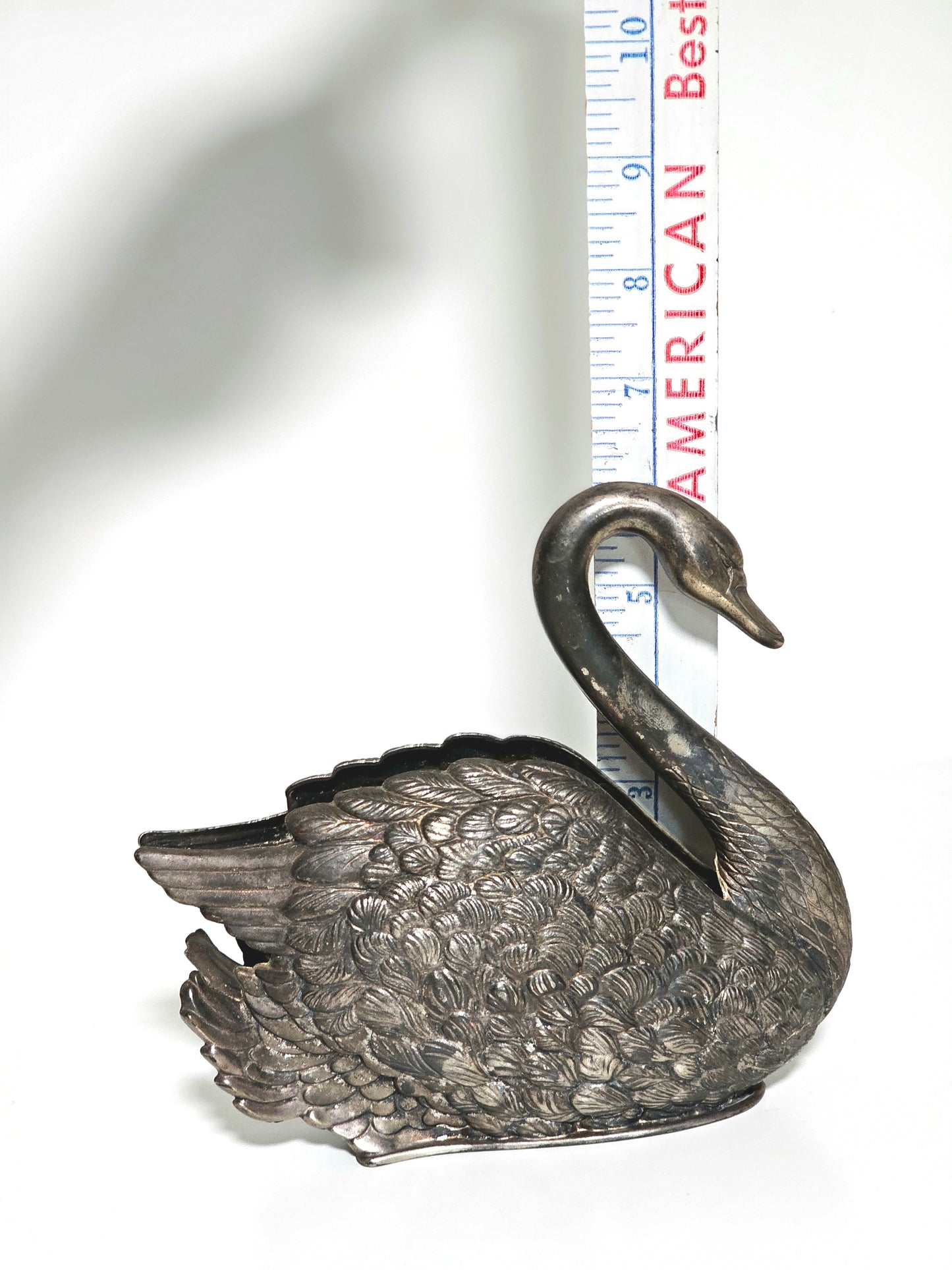 Italian Silverplated Swan Letter Holder
